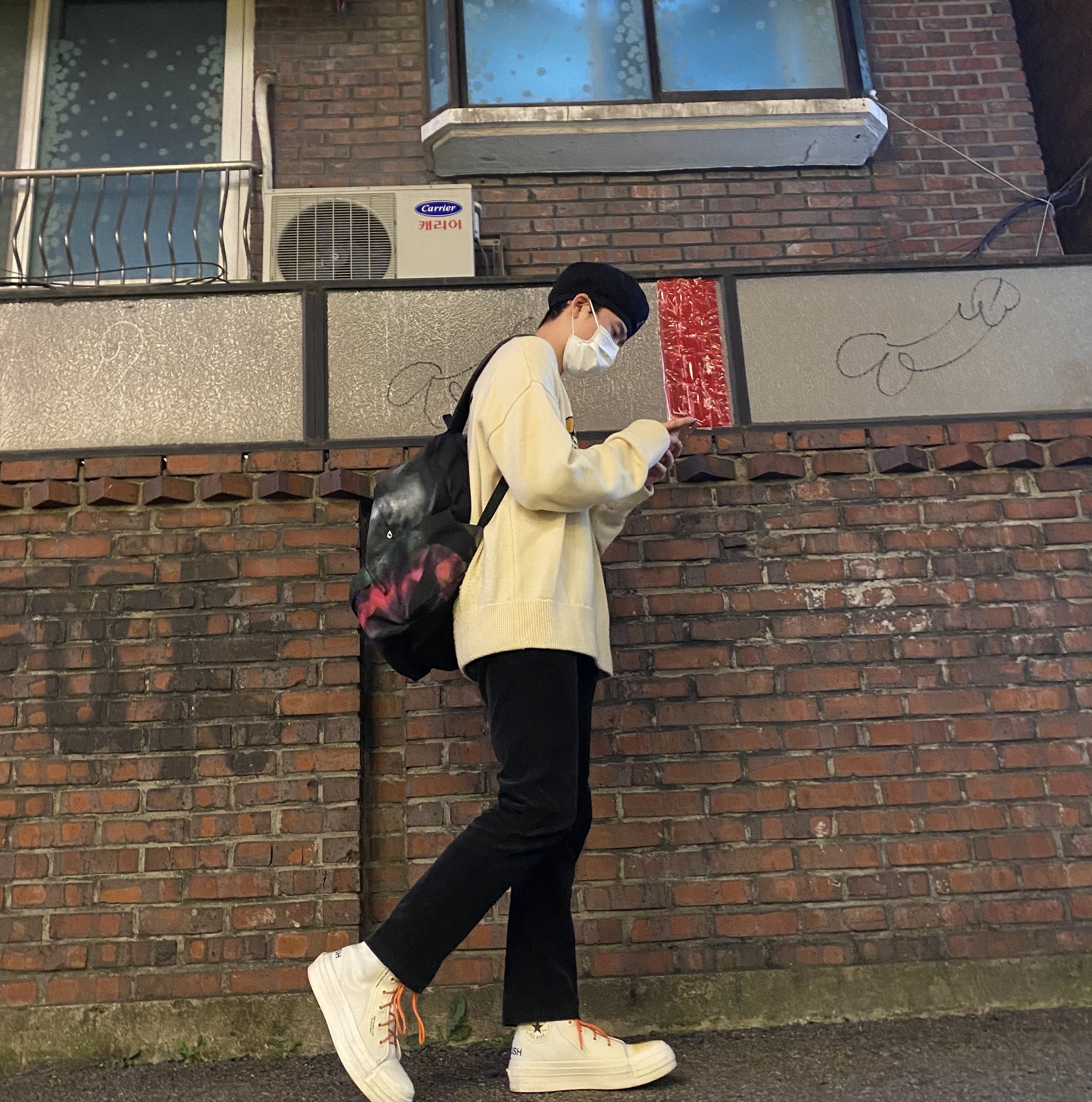 Converse x Ambush Chuck 70 Hi White 착용 스타일 - 1