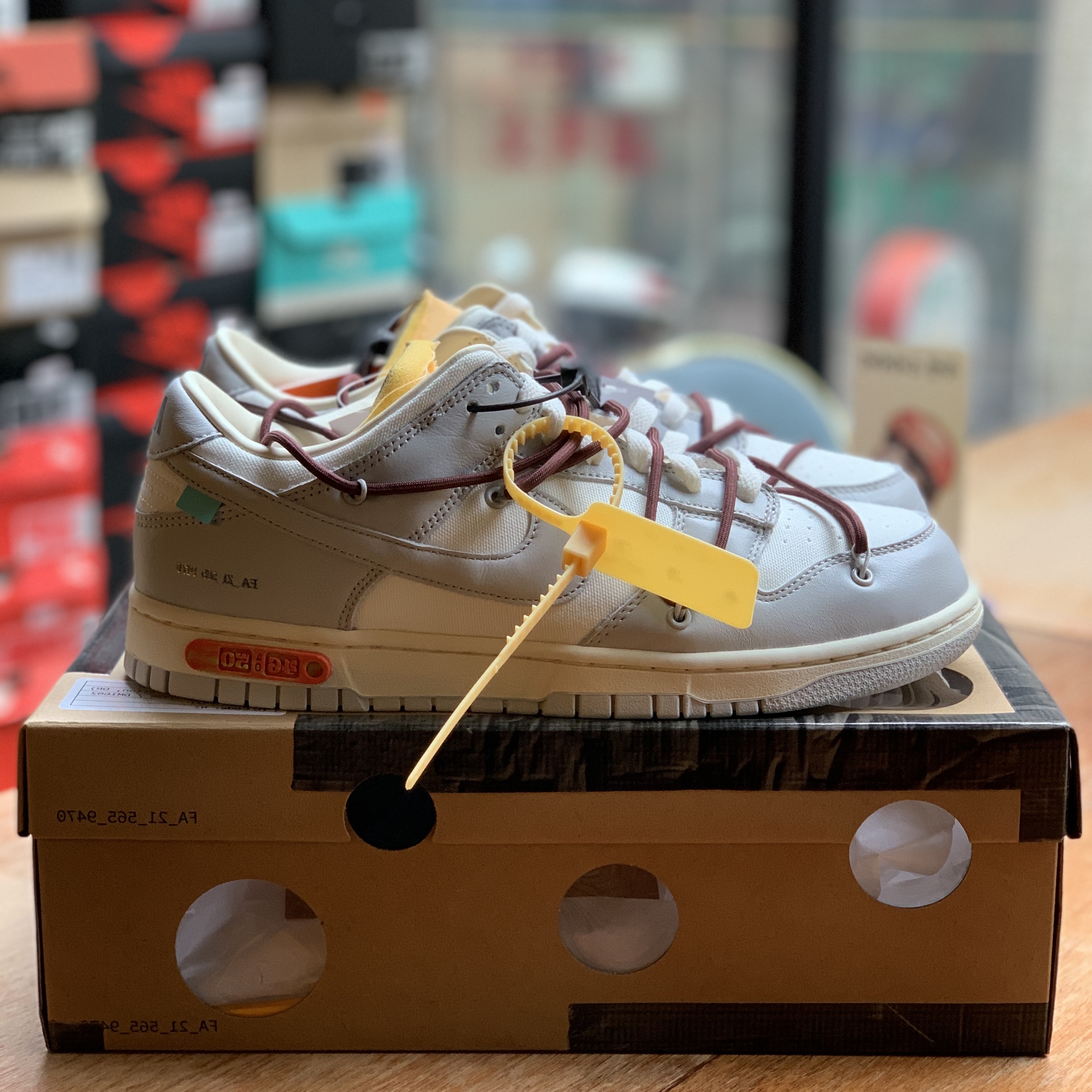 Nike x Off-White Dunk Low The 50 - Lot 46 착용 스타일 - 1