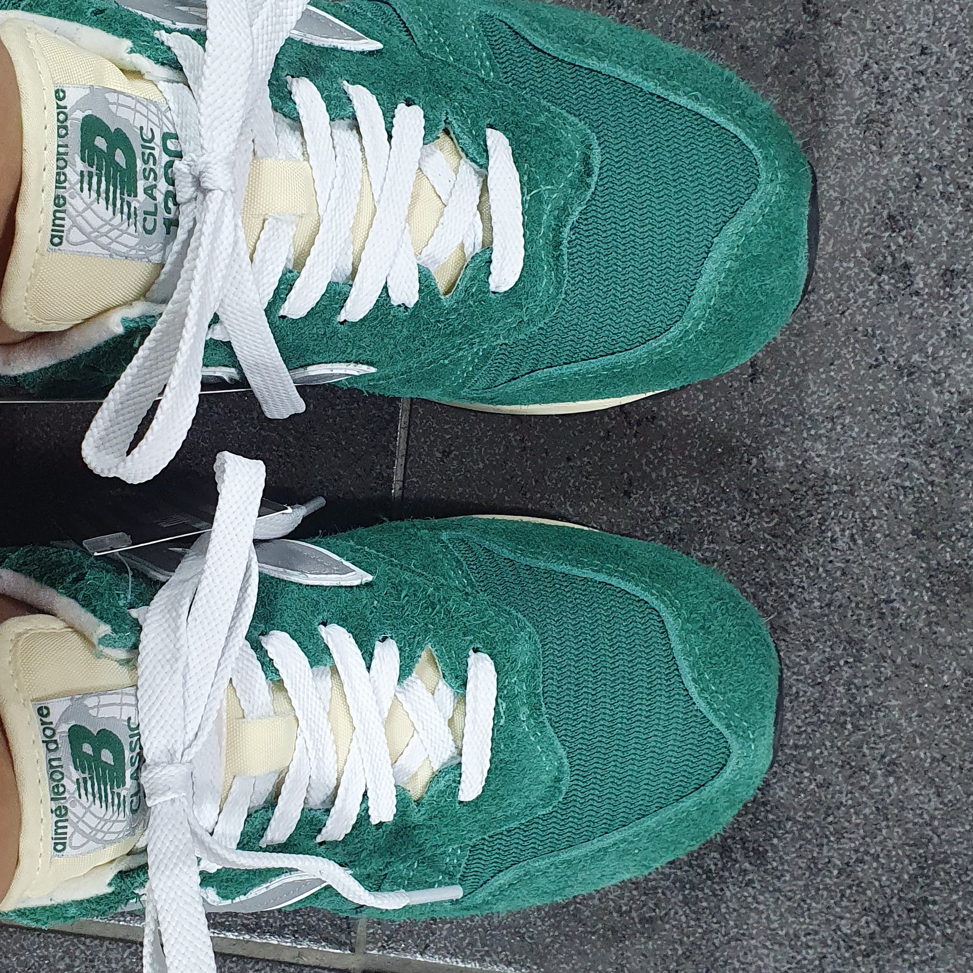 New Balance x Aime Leon Dore 1300 Botanical Green 착용 스타일
