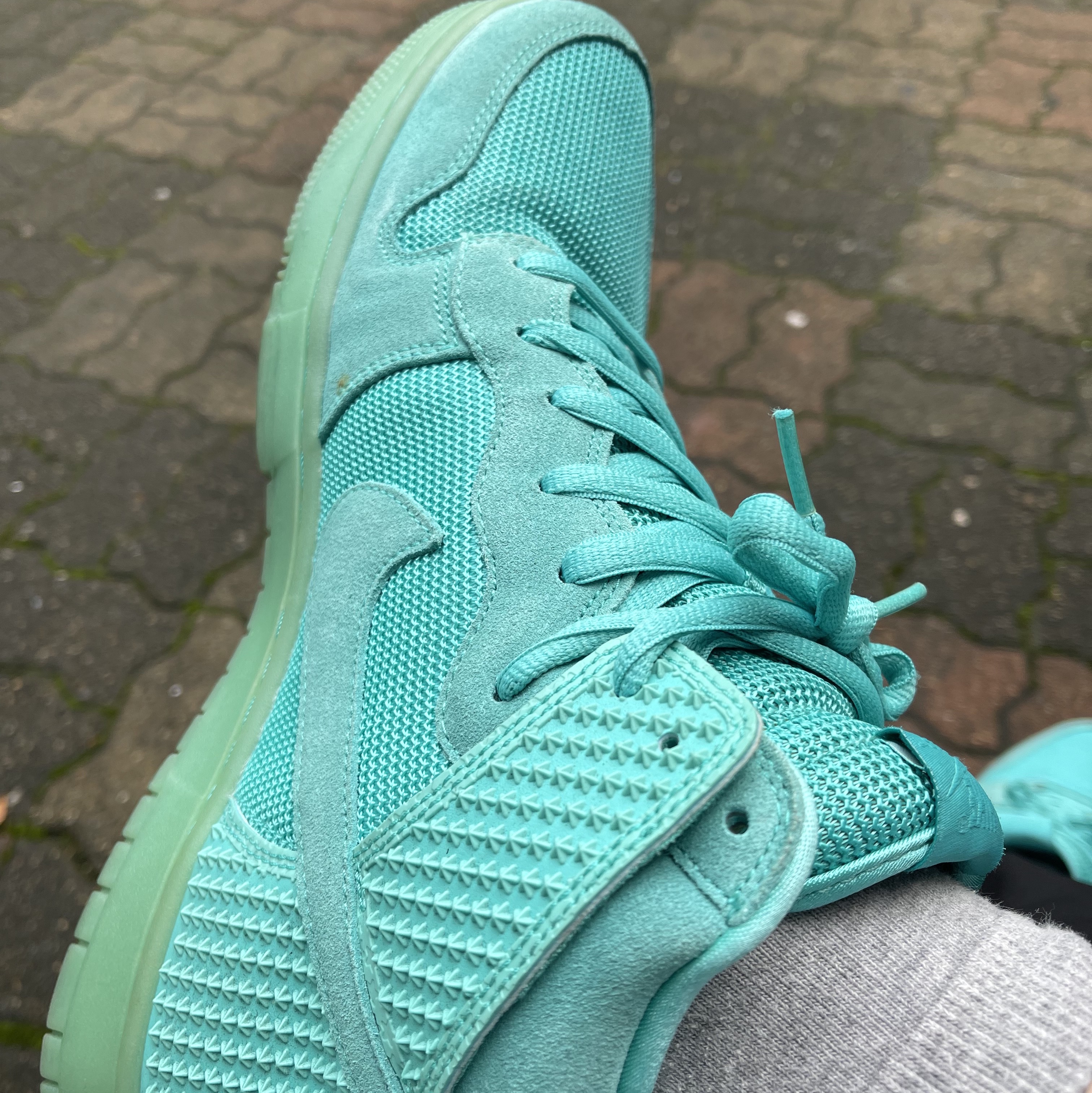 Nike Dunk High CMFT Premium Light Retro 착용 스타일 - 1