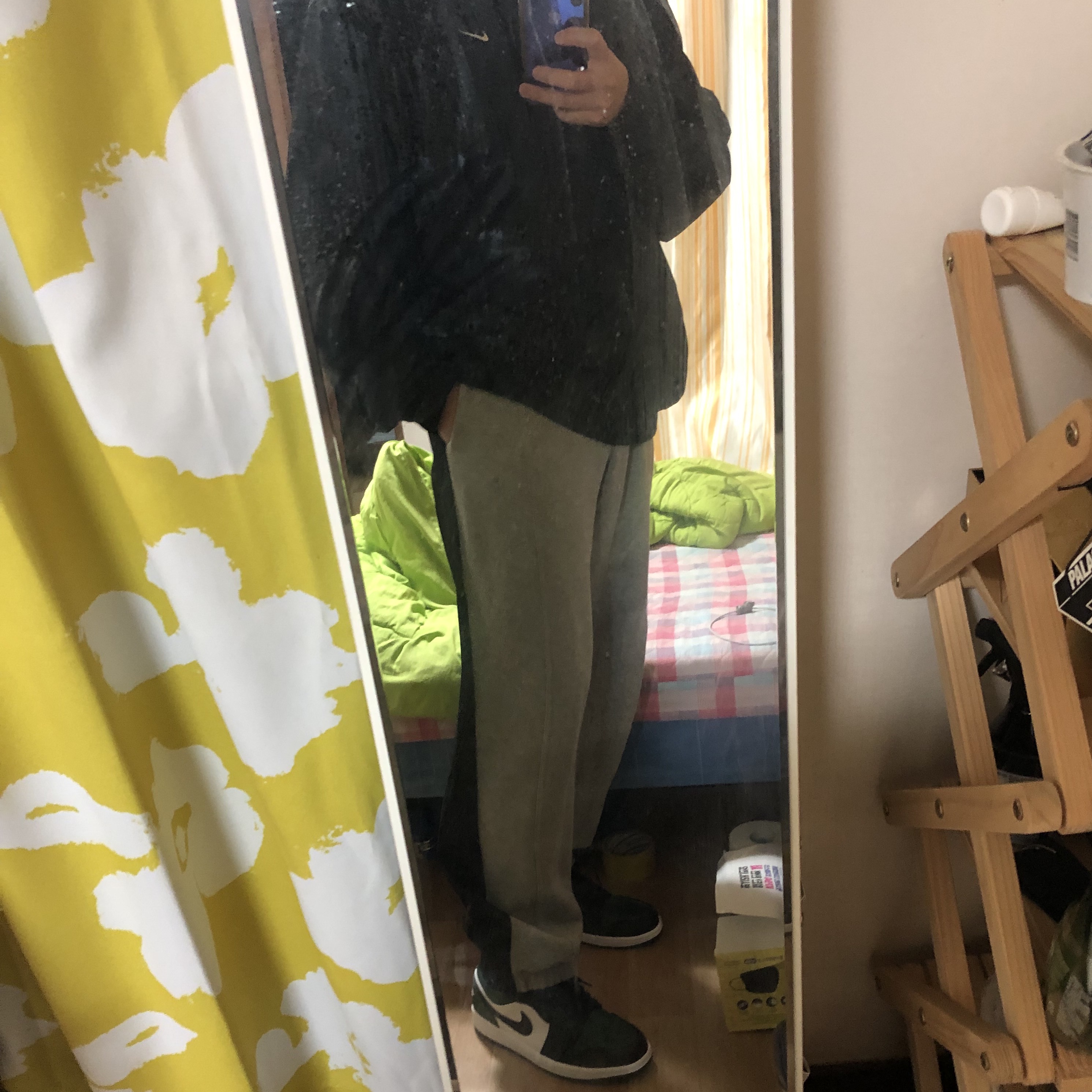 Jordan 1 Low Green Toe 착용 스타일 - 3
