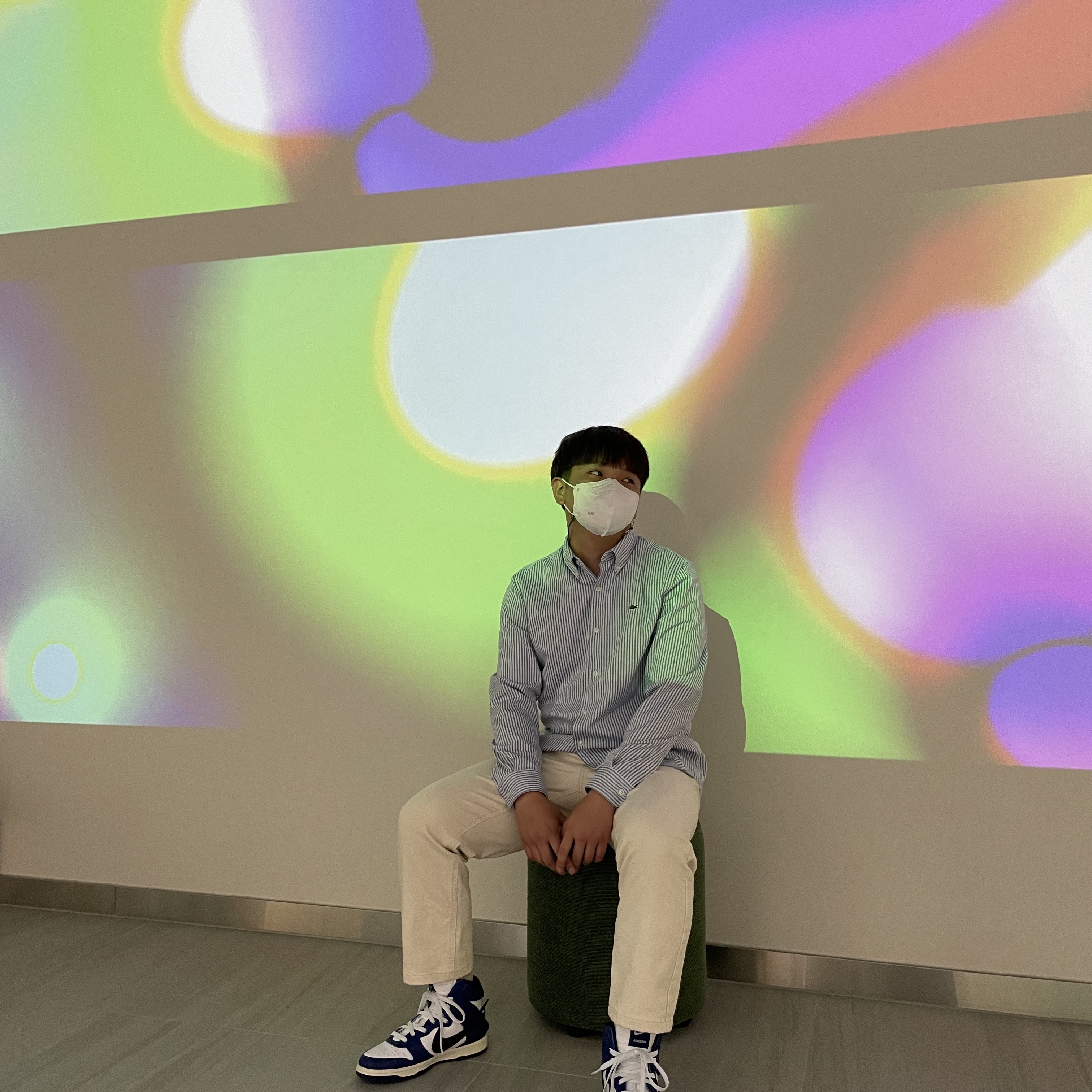 Nike x Ambush Dunk High Deep Royal Blue 착용 스타일