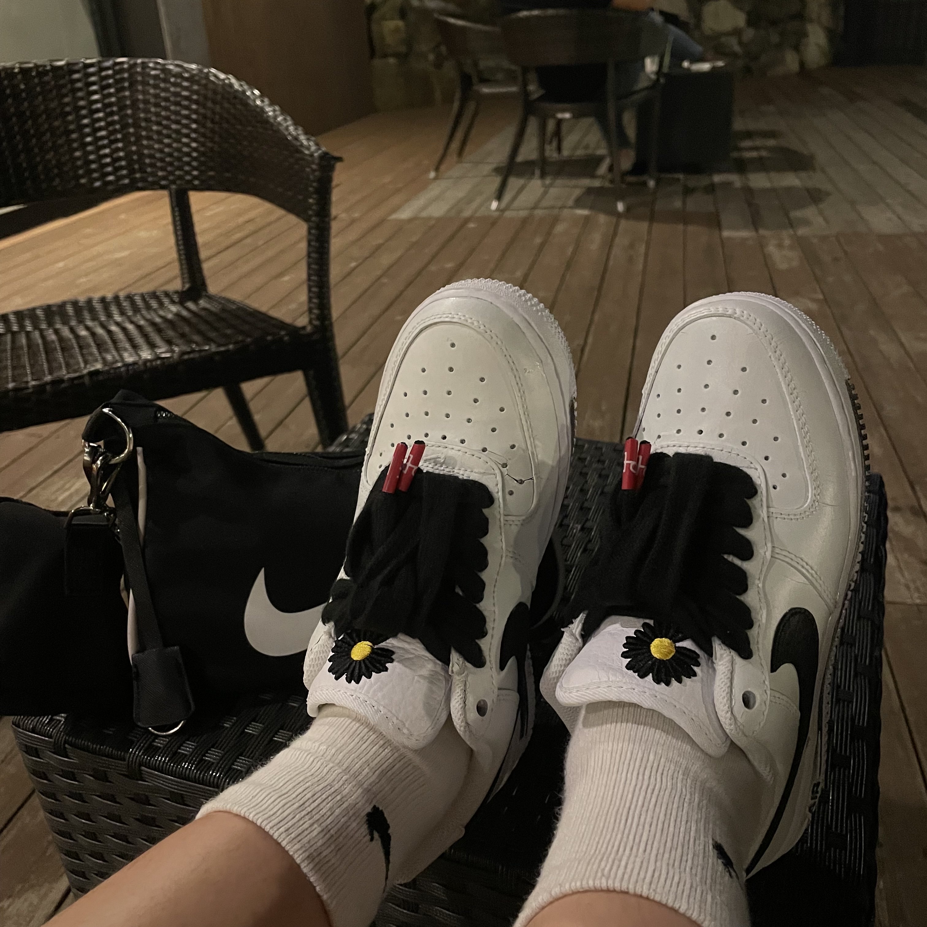 Nike x Peaceminusone Air Force 1 Low Para-Noise 2.0 착용 스타일