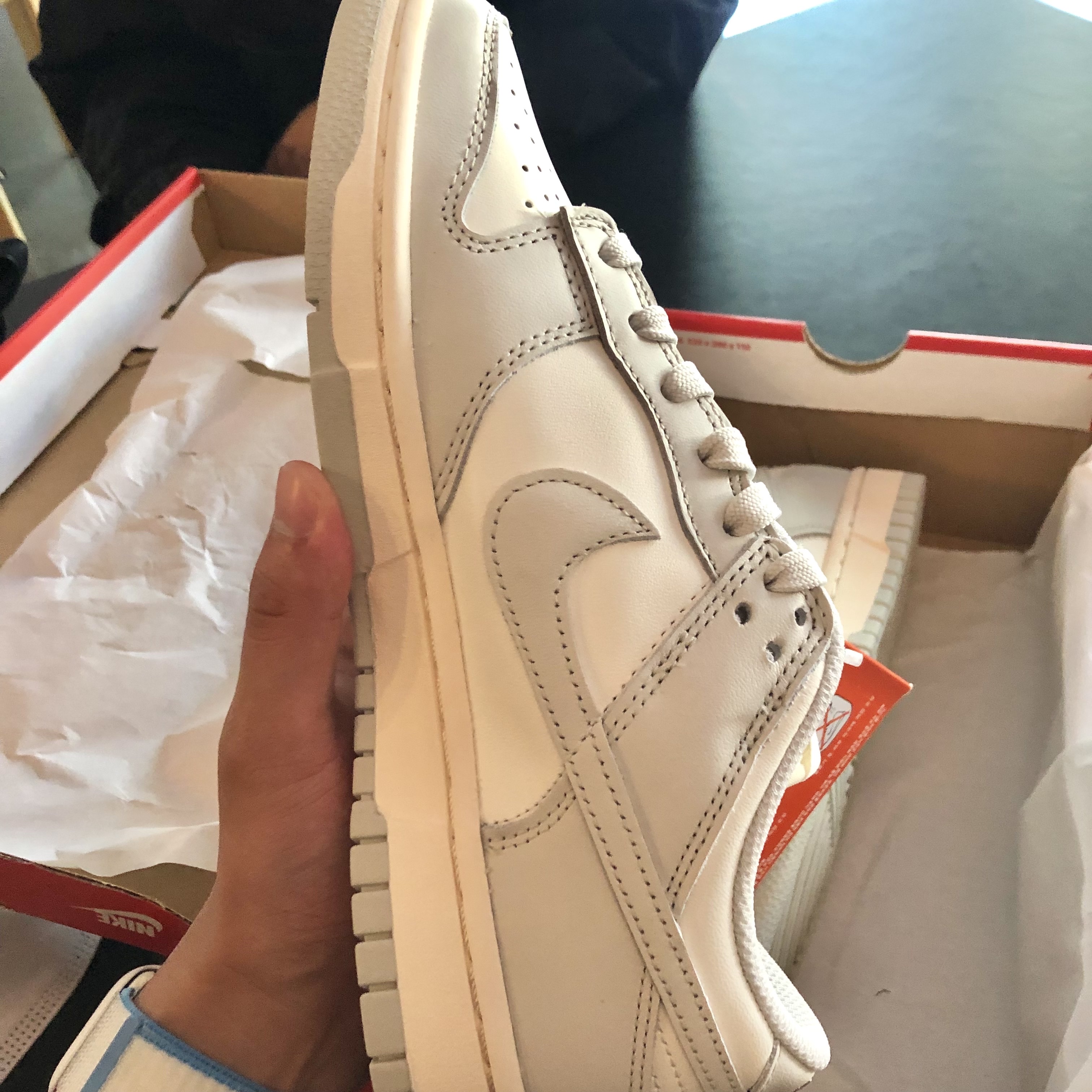 (W) Nike Dunk Low Light Bone 착용 스타일