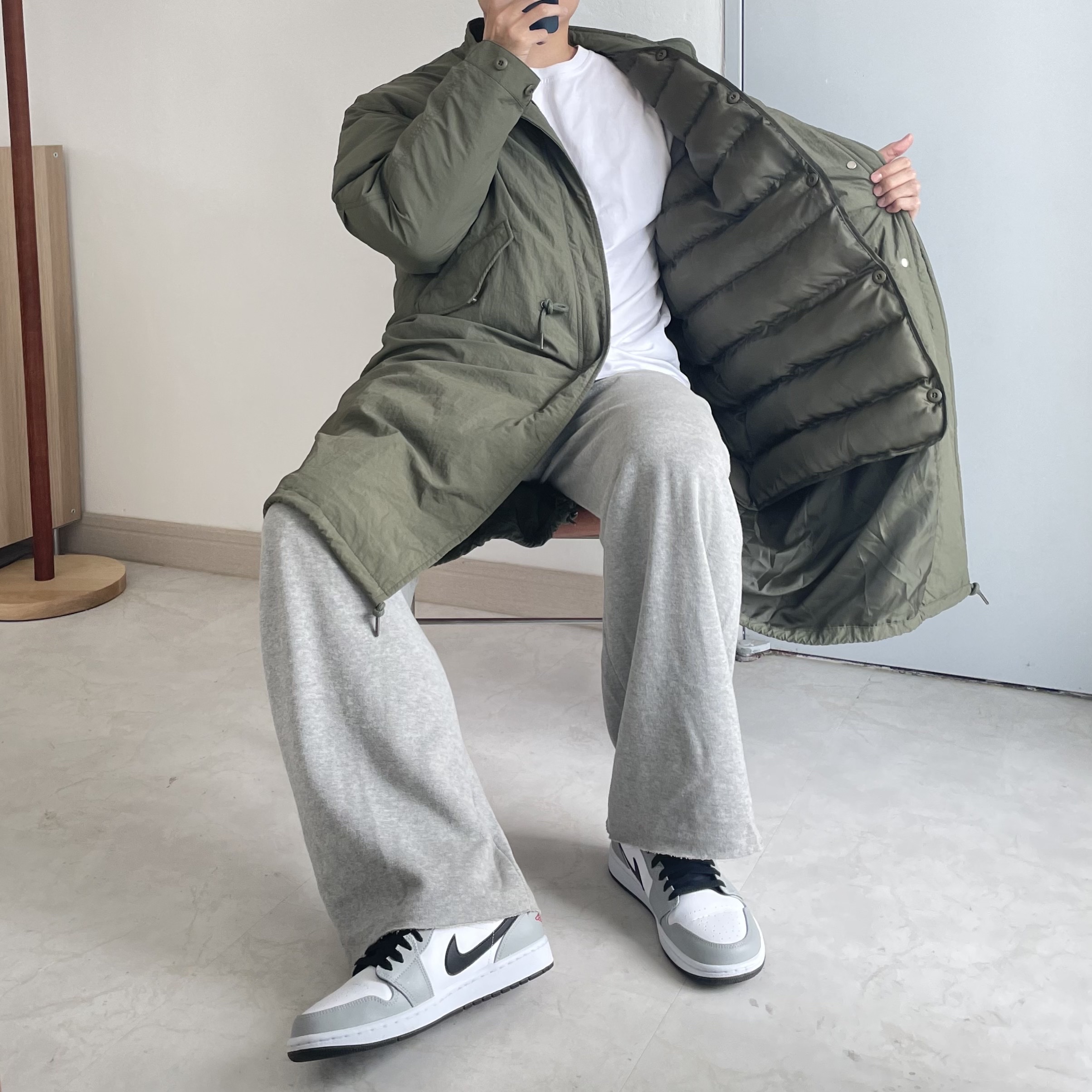 Jordan 1 Low Light Smoke Grey 착용 스타일 - 2