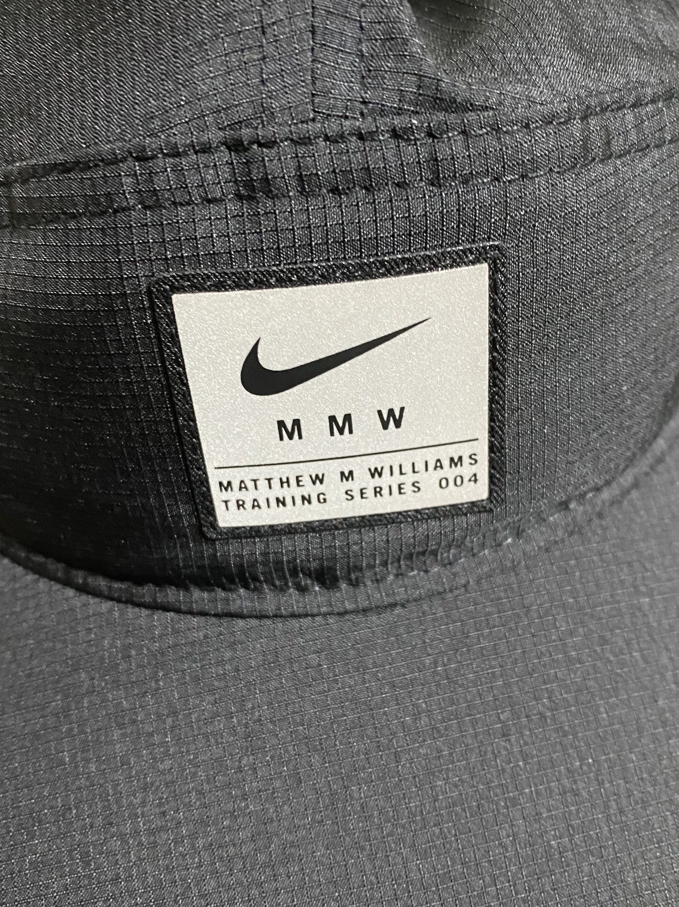 Nike x Matthew M Williams NRG AW84 Cap Black, Nike x Stussy Bucket Hat Habanero Red 착용 스타일 - 1