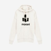 Isabel Marant Miley Hoodie Ecru Black