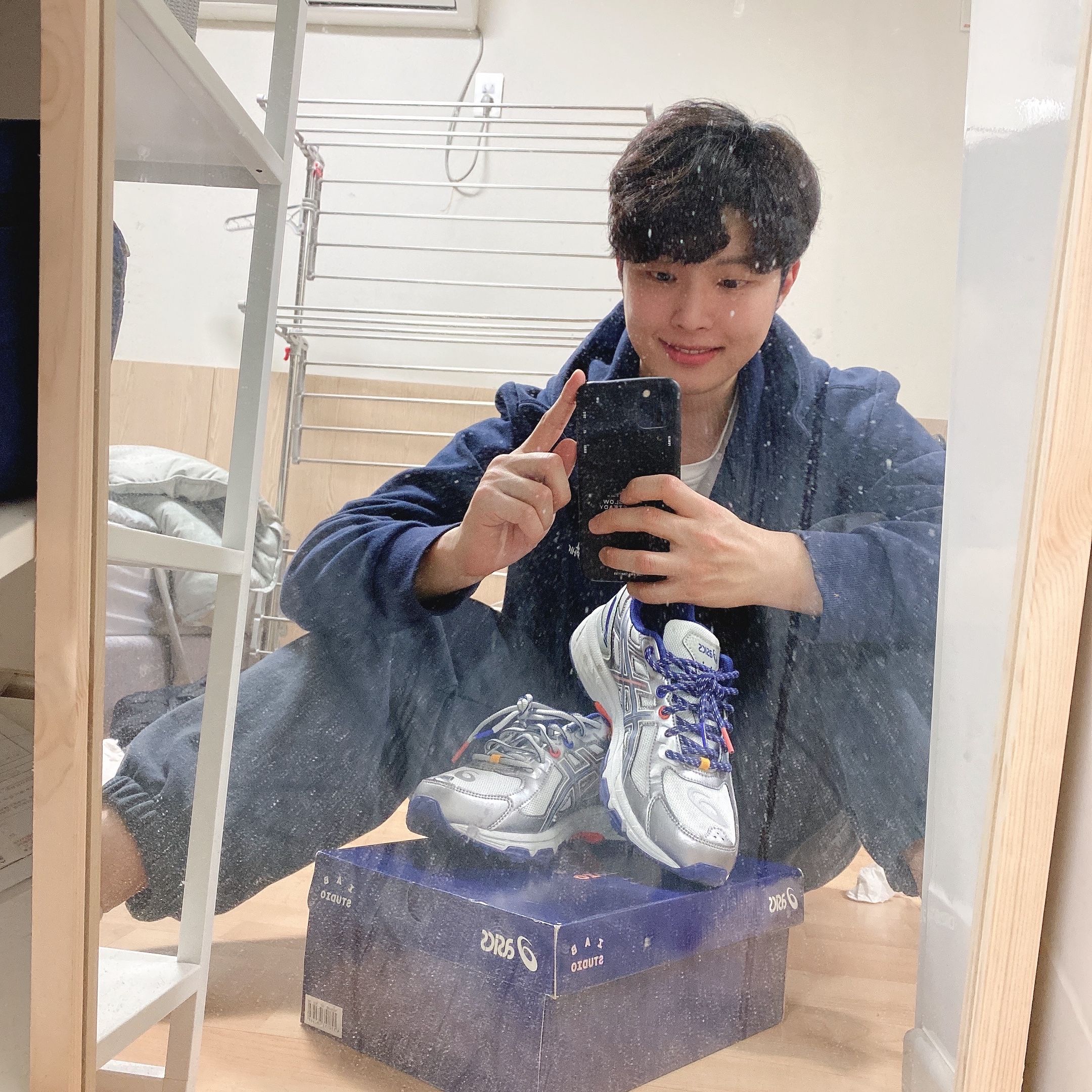 Asics x IAB Studio Gel-Venture 6 착용 스타일