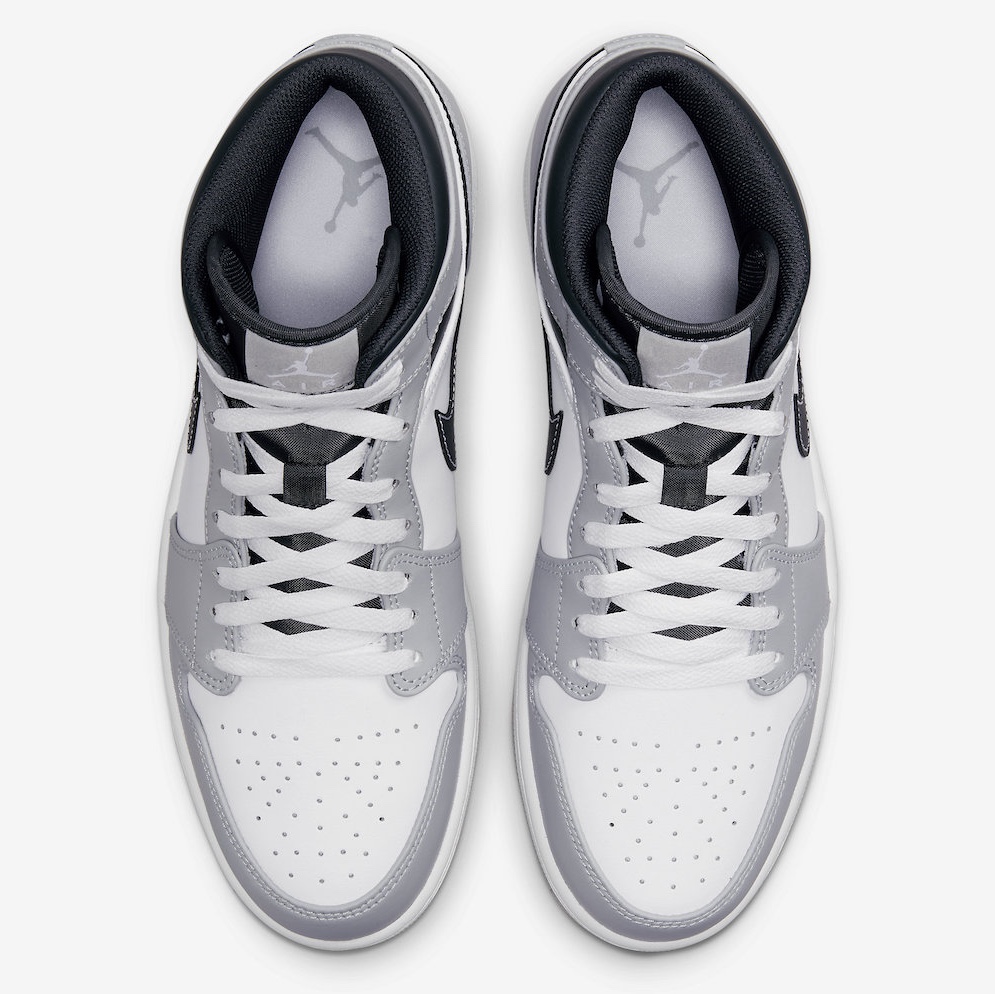 Jordan 1 Mid Light Smoke Grey Anthracite 착용 스타일 - 4