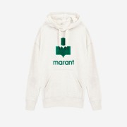 Isabel Marant Miley Hoodie Ecru Green - 21FW