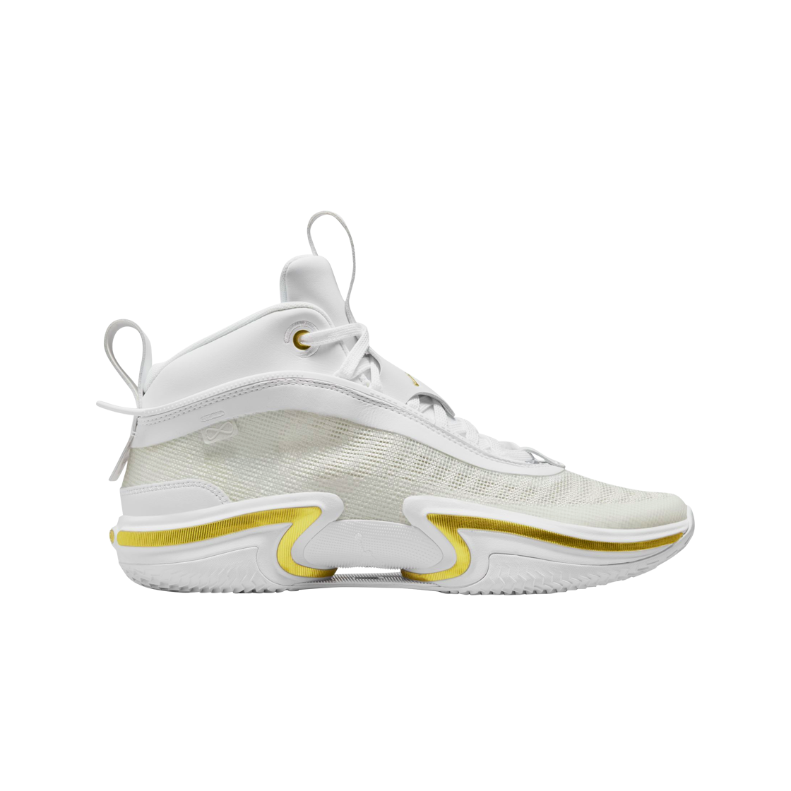 조던 36 SE PF 화이트 메탈릭 골드