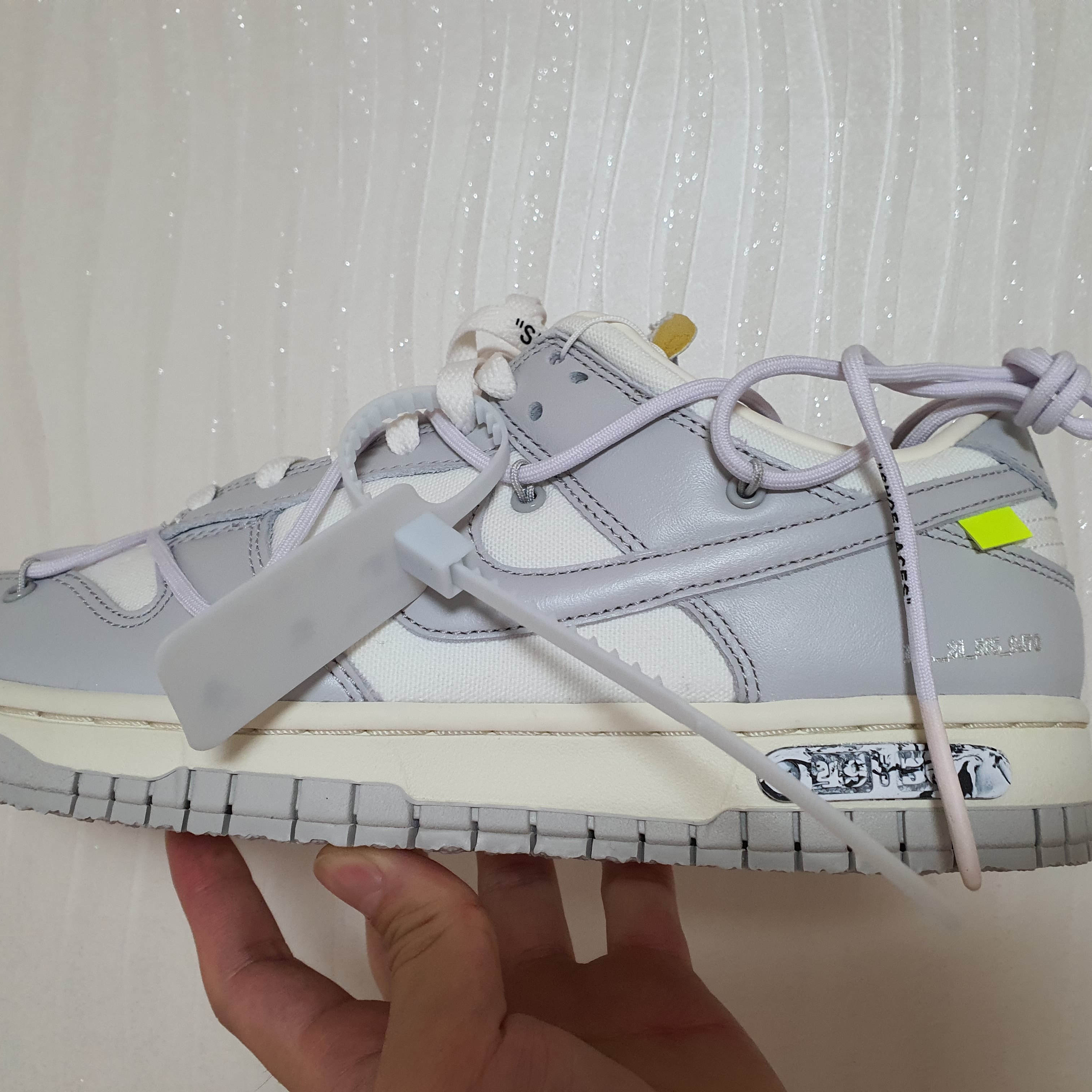 Nike x Off-White Dunk Low The 50 - Lot 49 착용 스타일