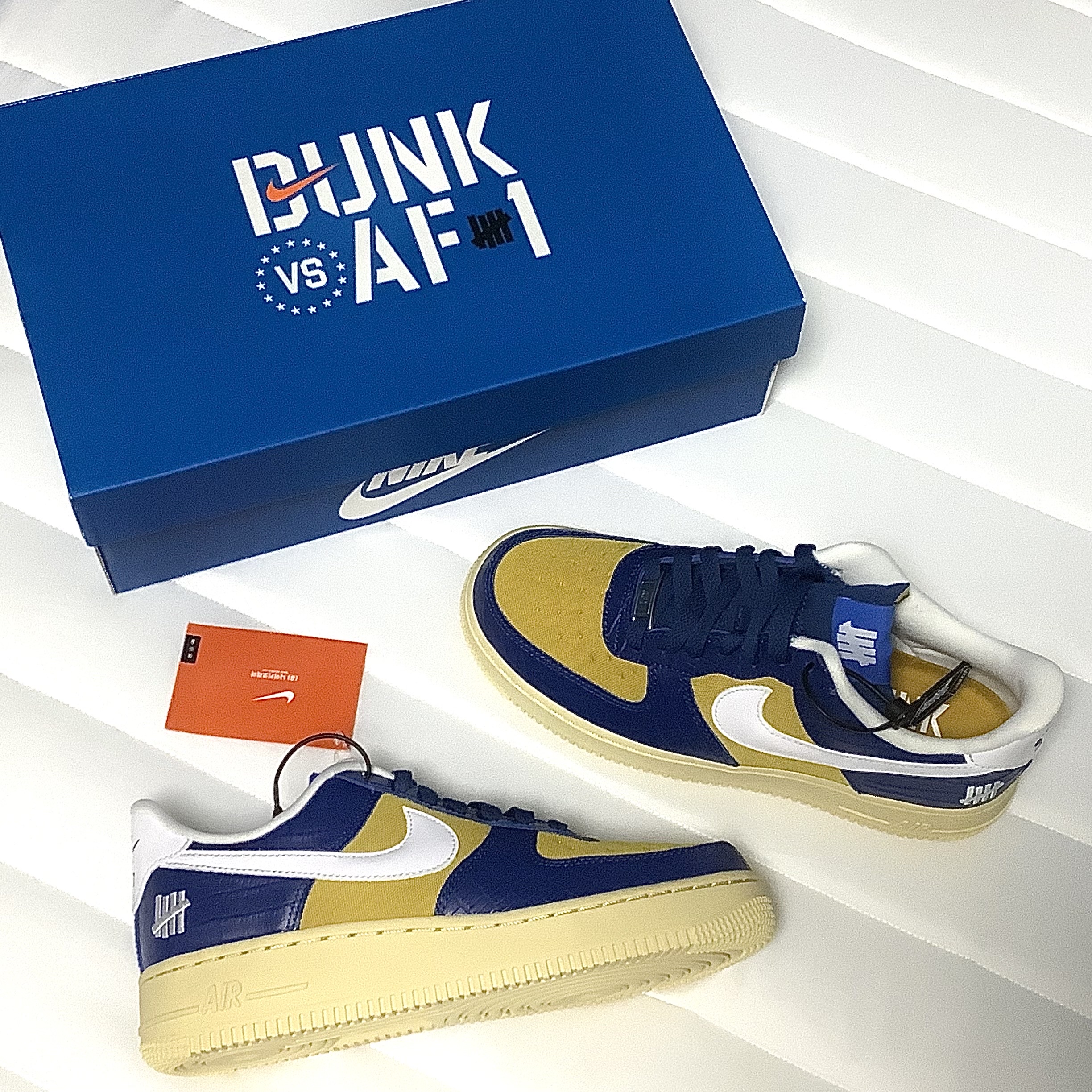 Nike x Undefeated Air Force 1 Low SP 5 On It Court Blue 착용 스타일 - 2