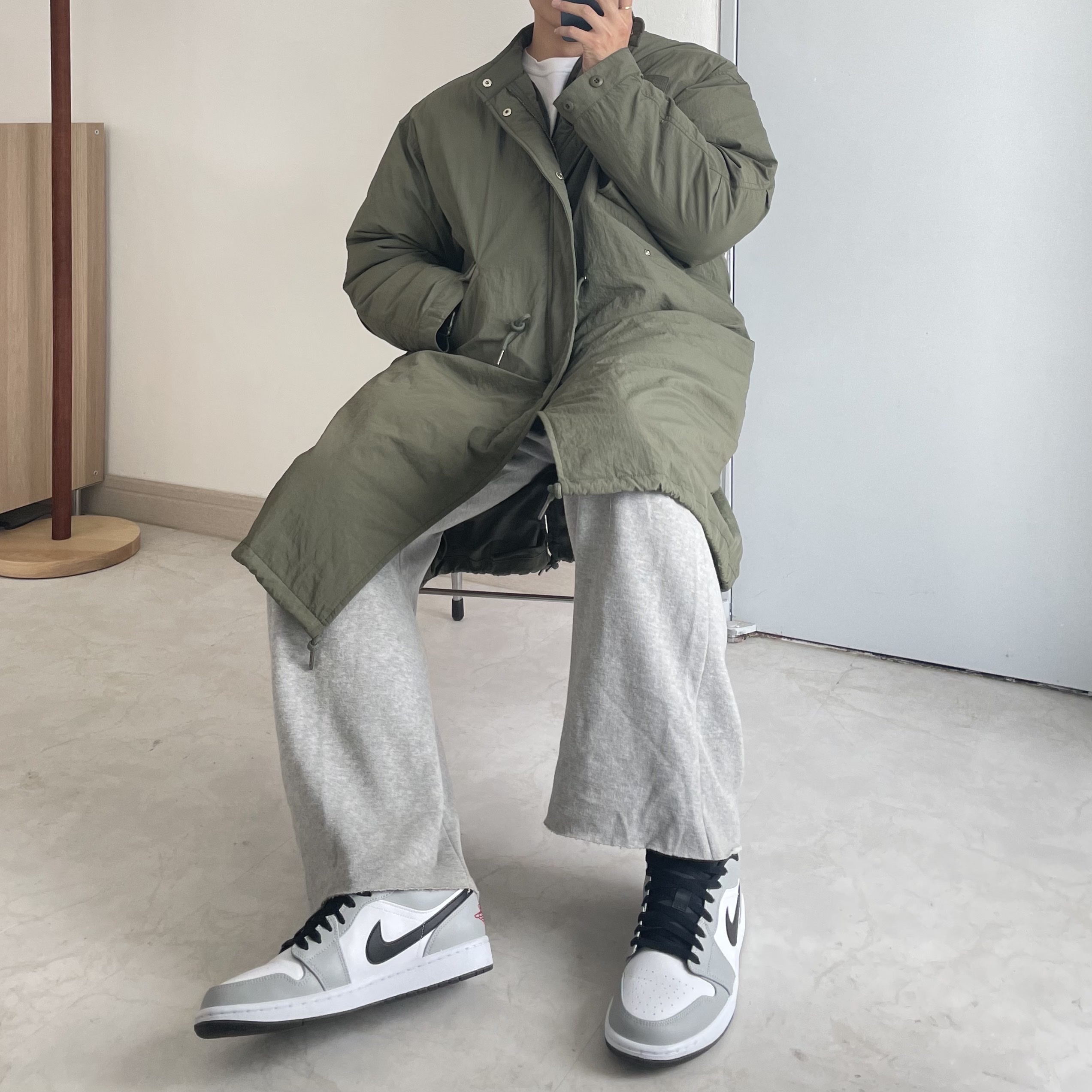 Jordan 1 Low Light Smoke Grey 착용 스타일 - 1