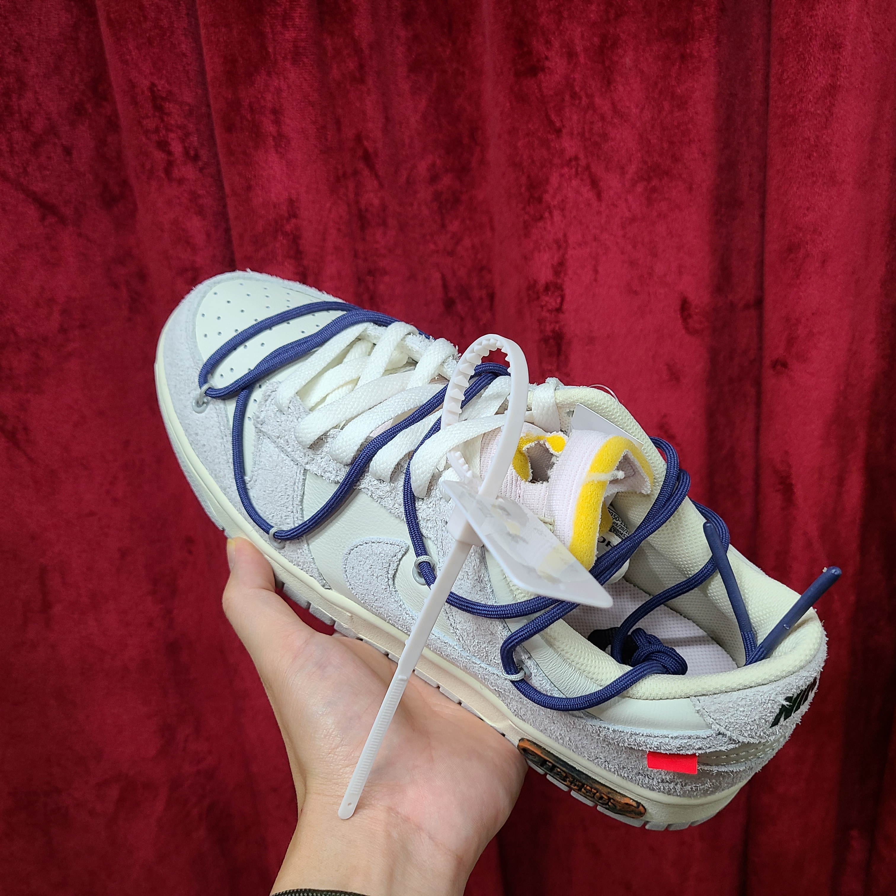 Nike x Off-White Dunk Low The 50 - Lot 18 착용 스타일 - 1