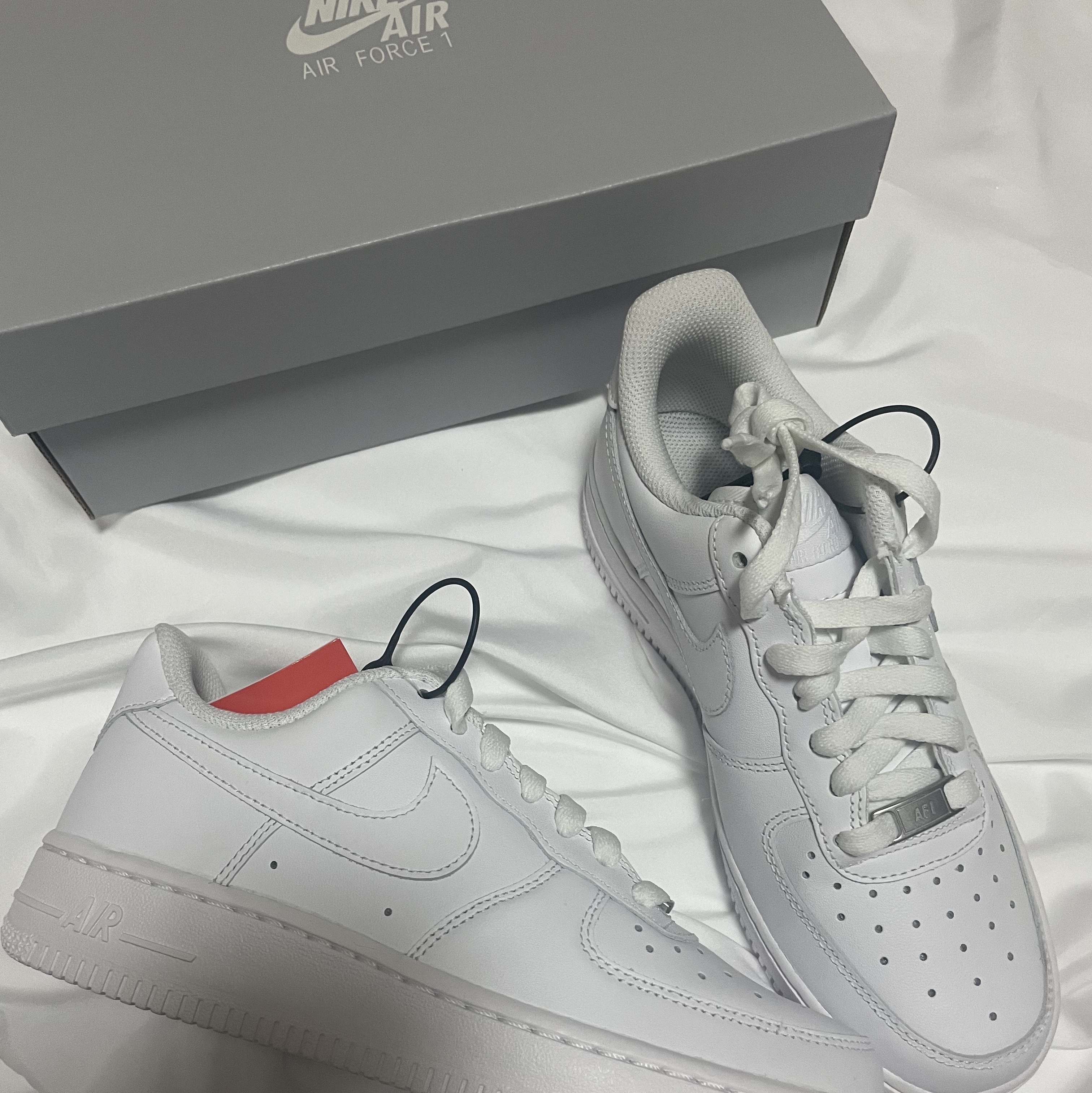 (W) Nike Air Force 1 '07 Low White 착용 스타일