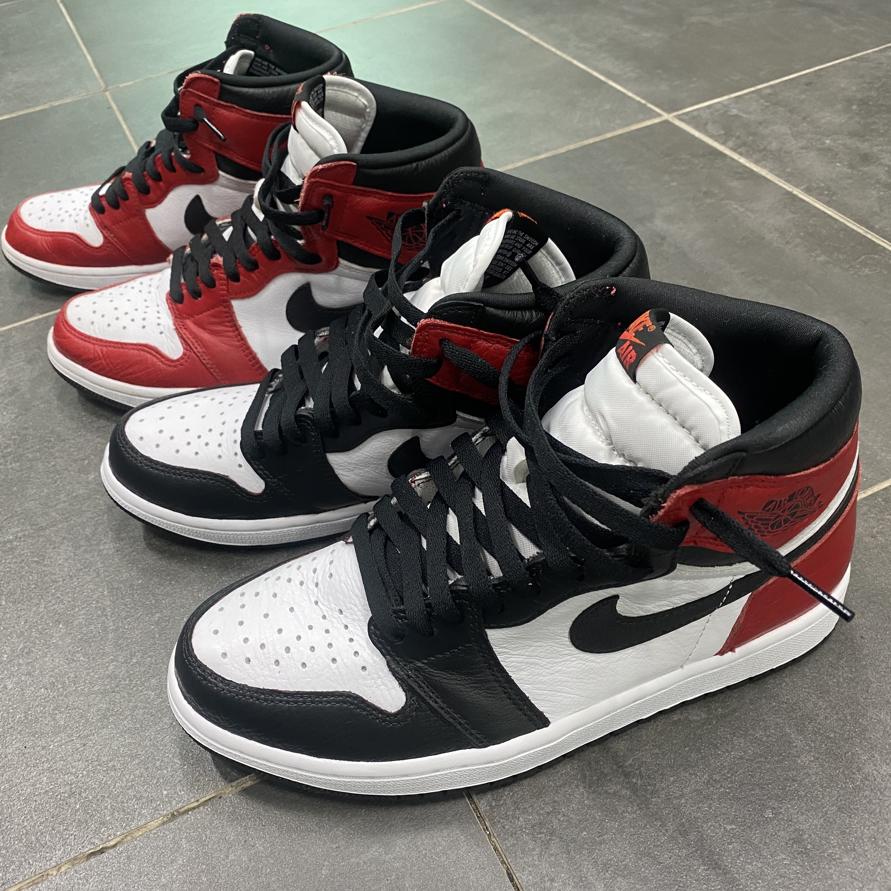 Jordan 1 Retro High OG Light Fusion Red 착용 스타일 - 4