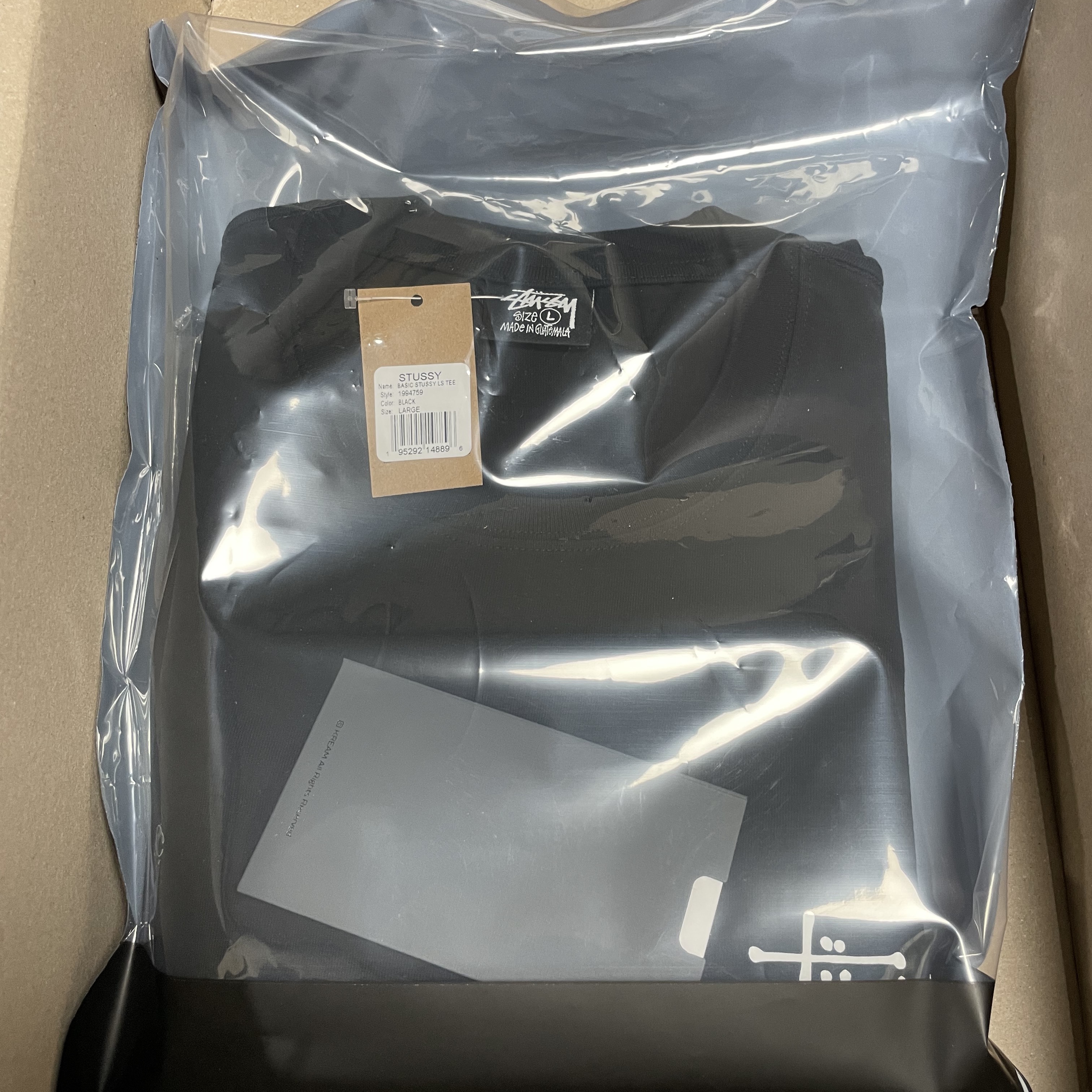 Stussy Basic Stussy LS T-Shirt White 2021, Stussy Basic Stussy LS T-Shirt Black 2021 착용 스타일 - 2