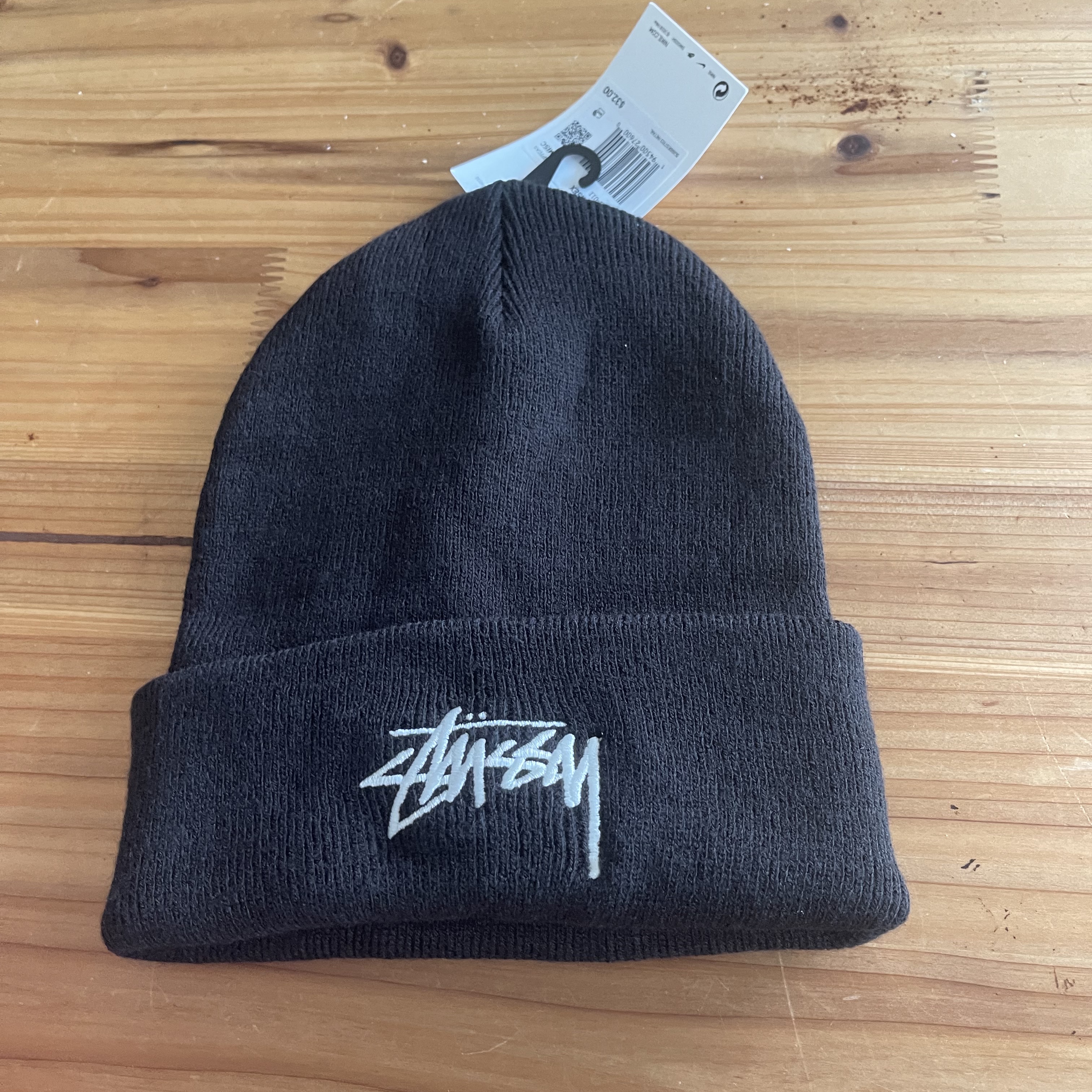 Nike x Stussy Cuff Beanie Black 착용 스타일 - 1