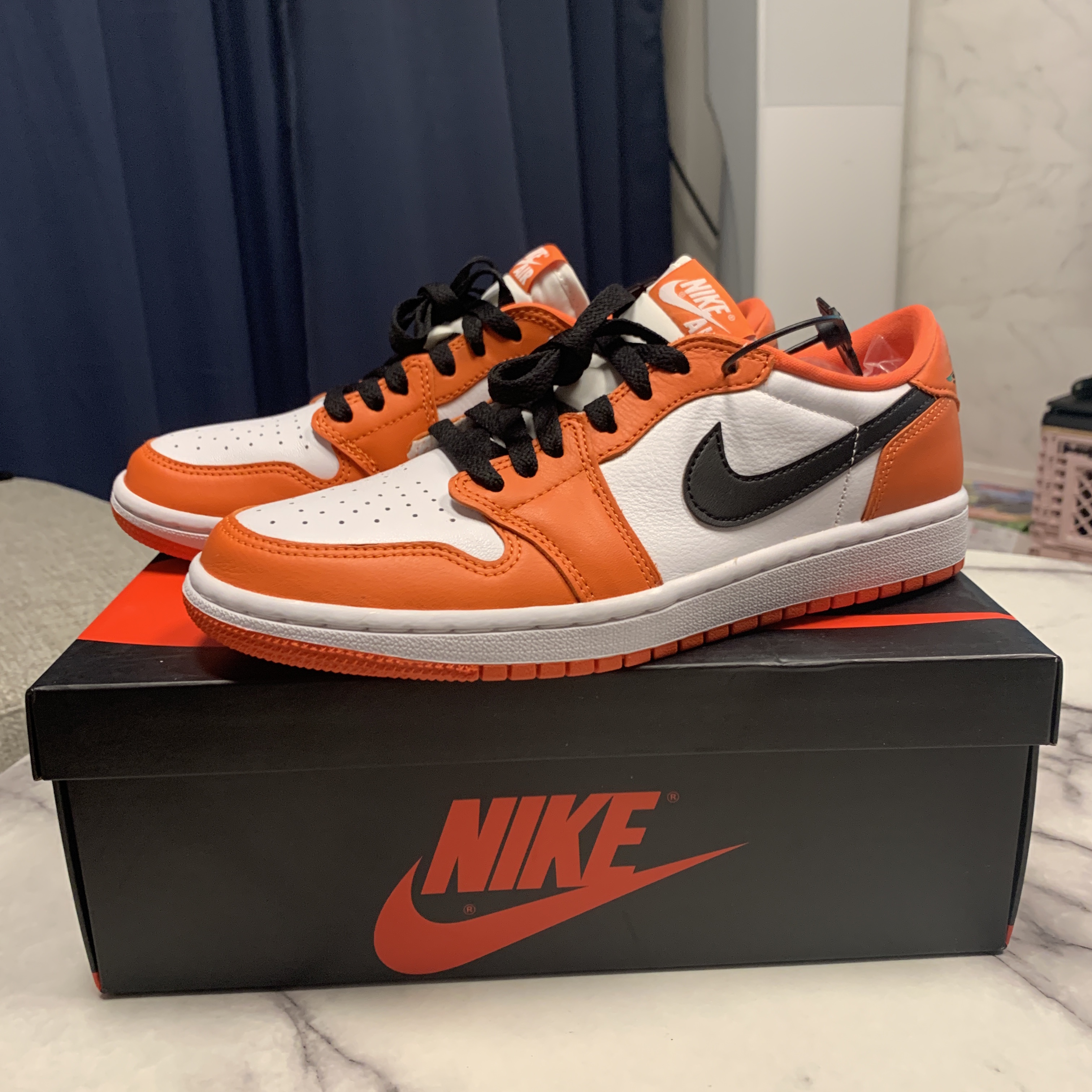 (W) Jordan 1 Low OG Starfish 착용 스타일 - 3