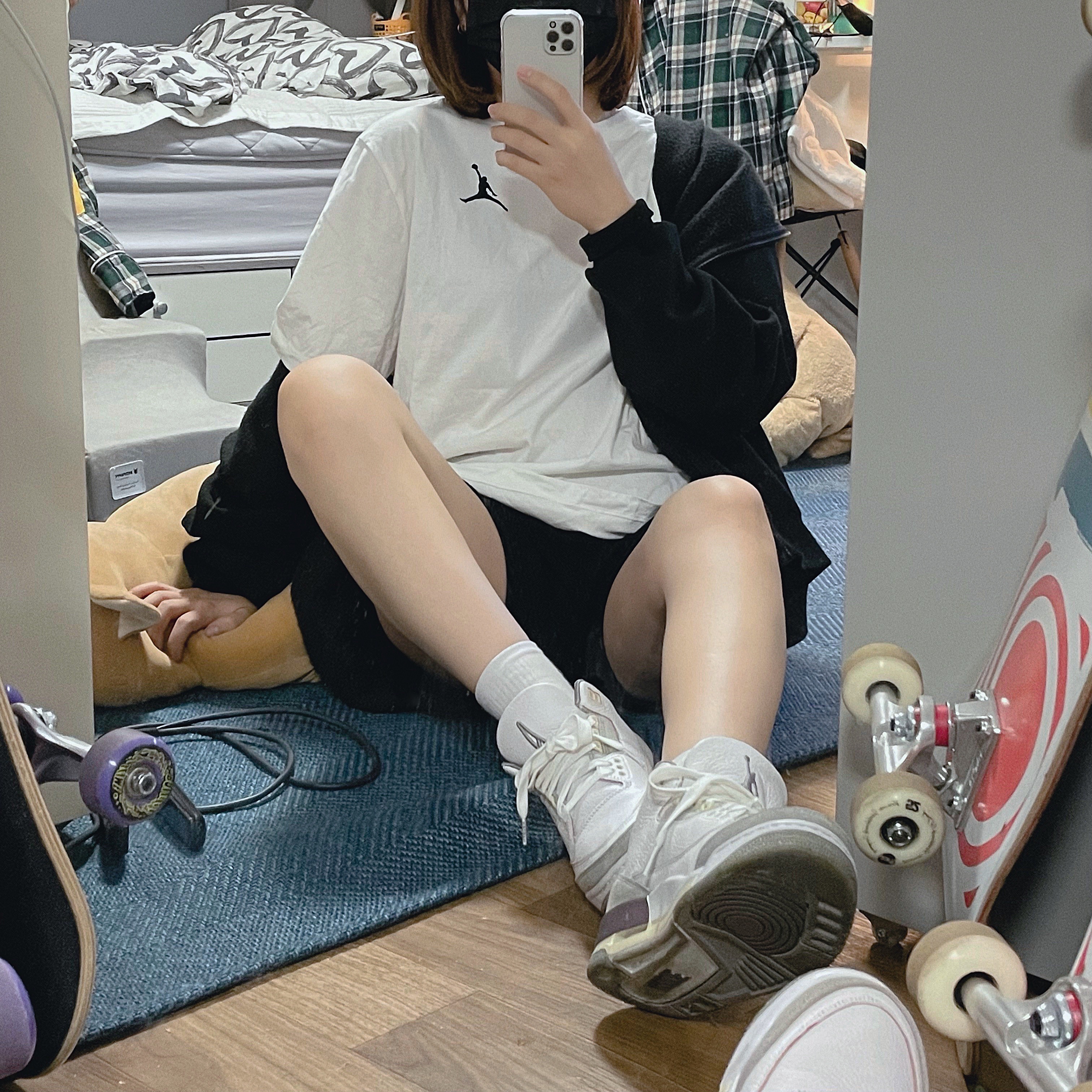 (W) Jordan 3 x A Ma Maniere Retro SP 착용 스타일