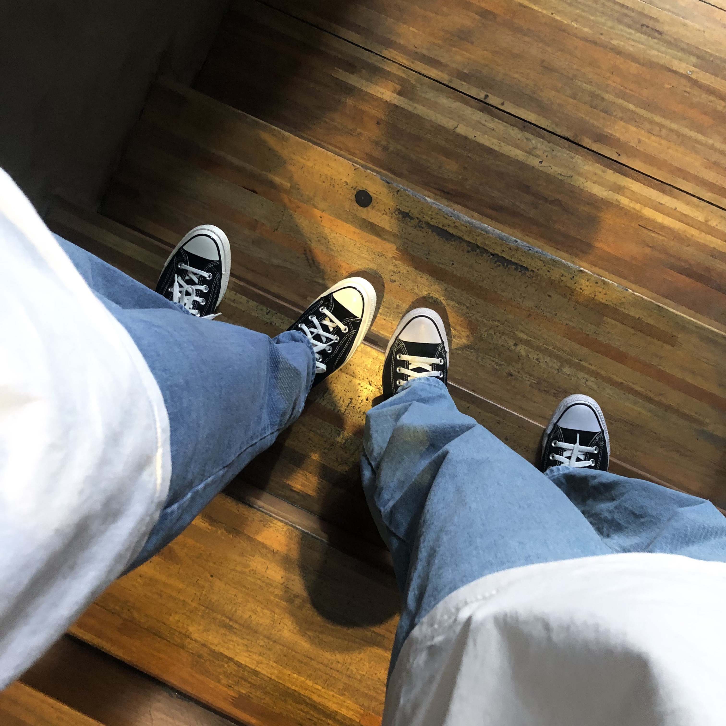 Converse Chuck 70 Hi Black 착용 스타일