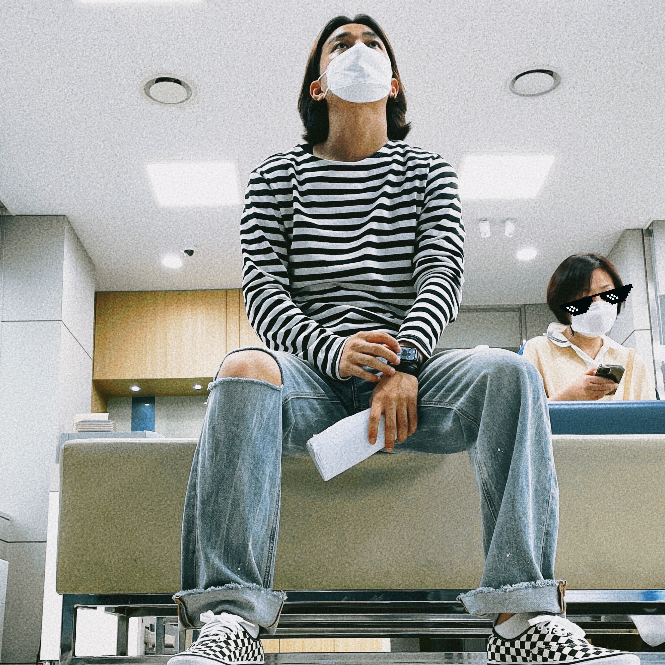 Vans Vault OG Era LX Checkerboard Canvas 착용 스타일