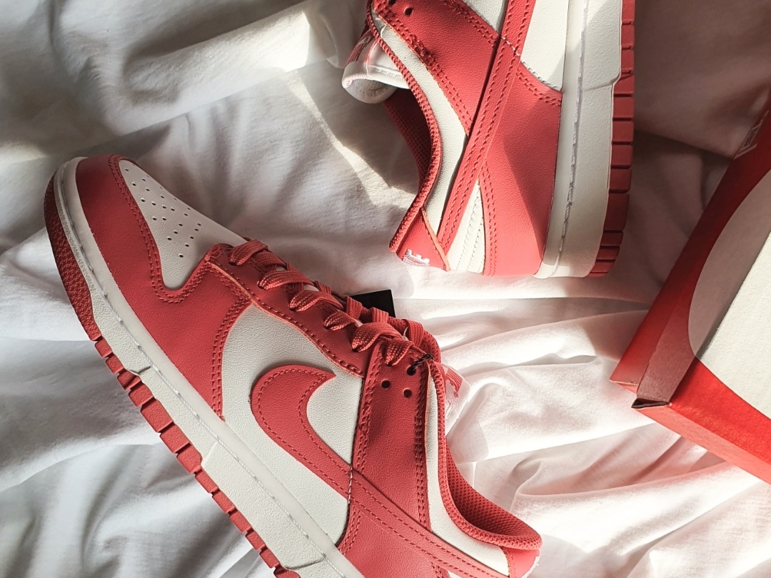 (W) Nike Dunk Low Archeo Pink 착용 스타일 - 5