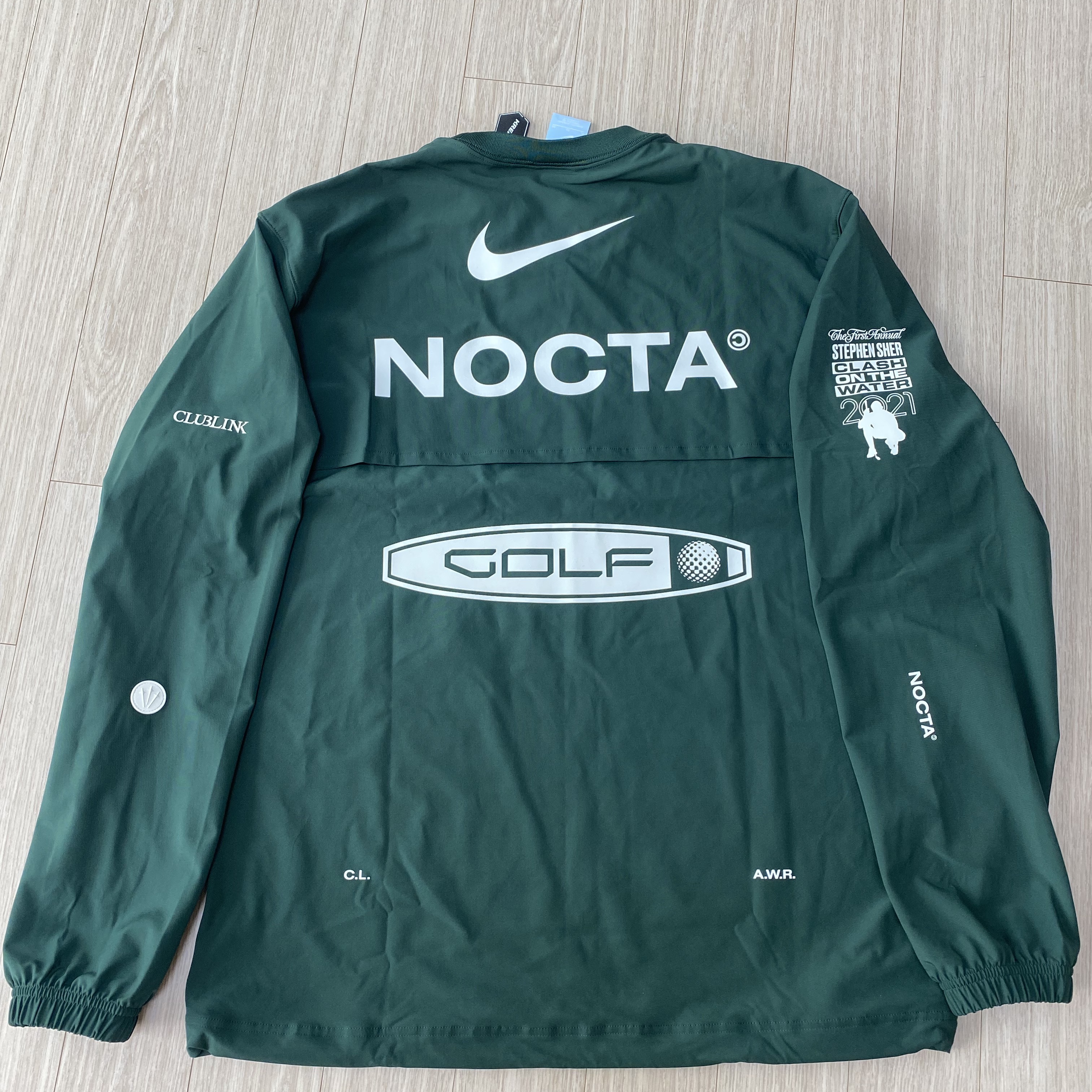 Nike x Drake Nocta Golf Crewneck Top Green - Asia 착용 스타일