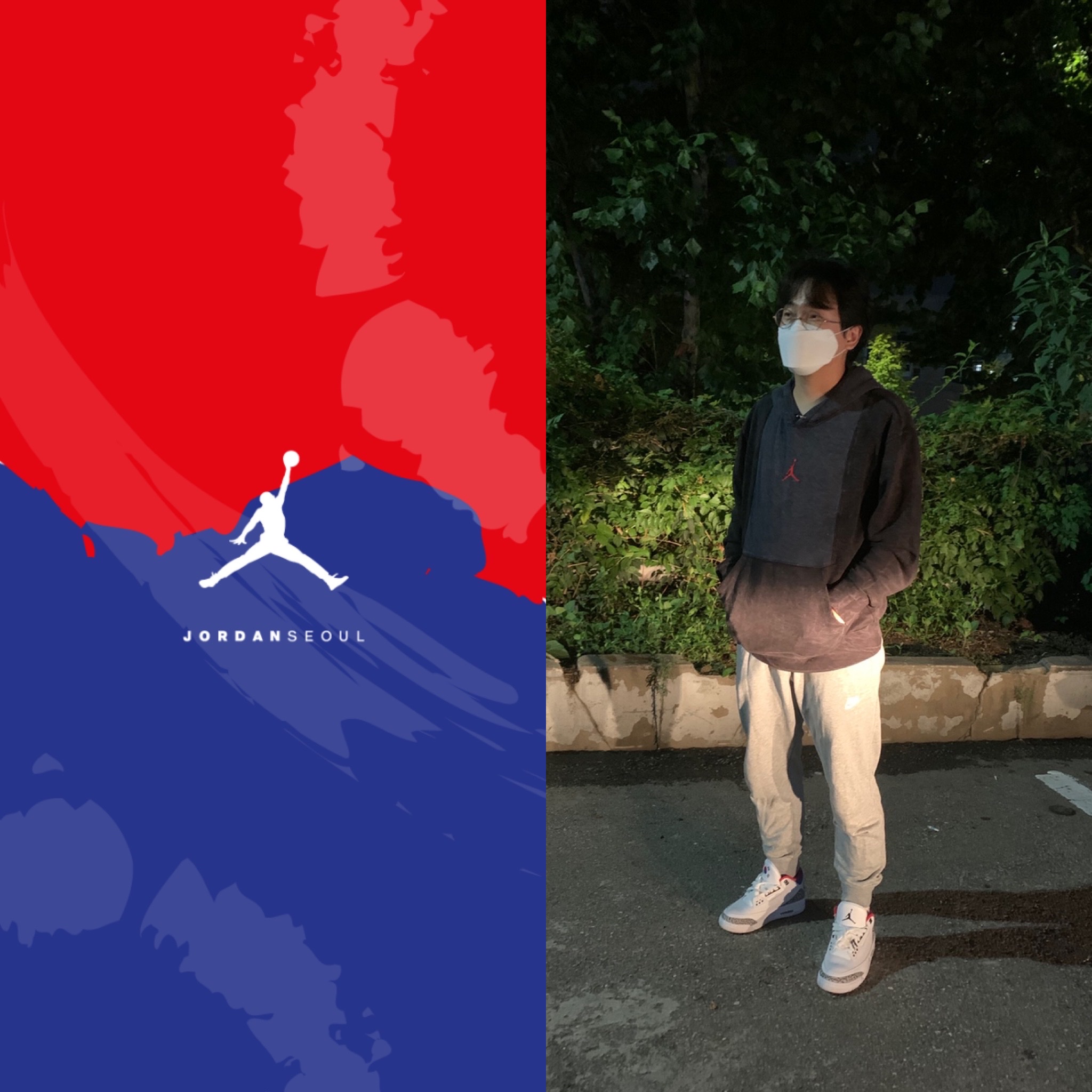 (W) Jordan 3 Retro Seoul 착용 스타일