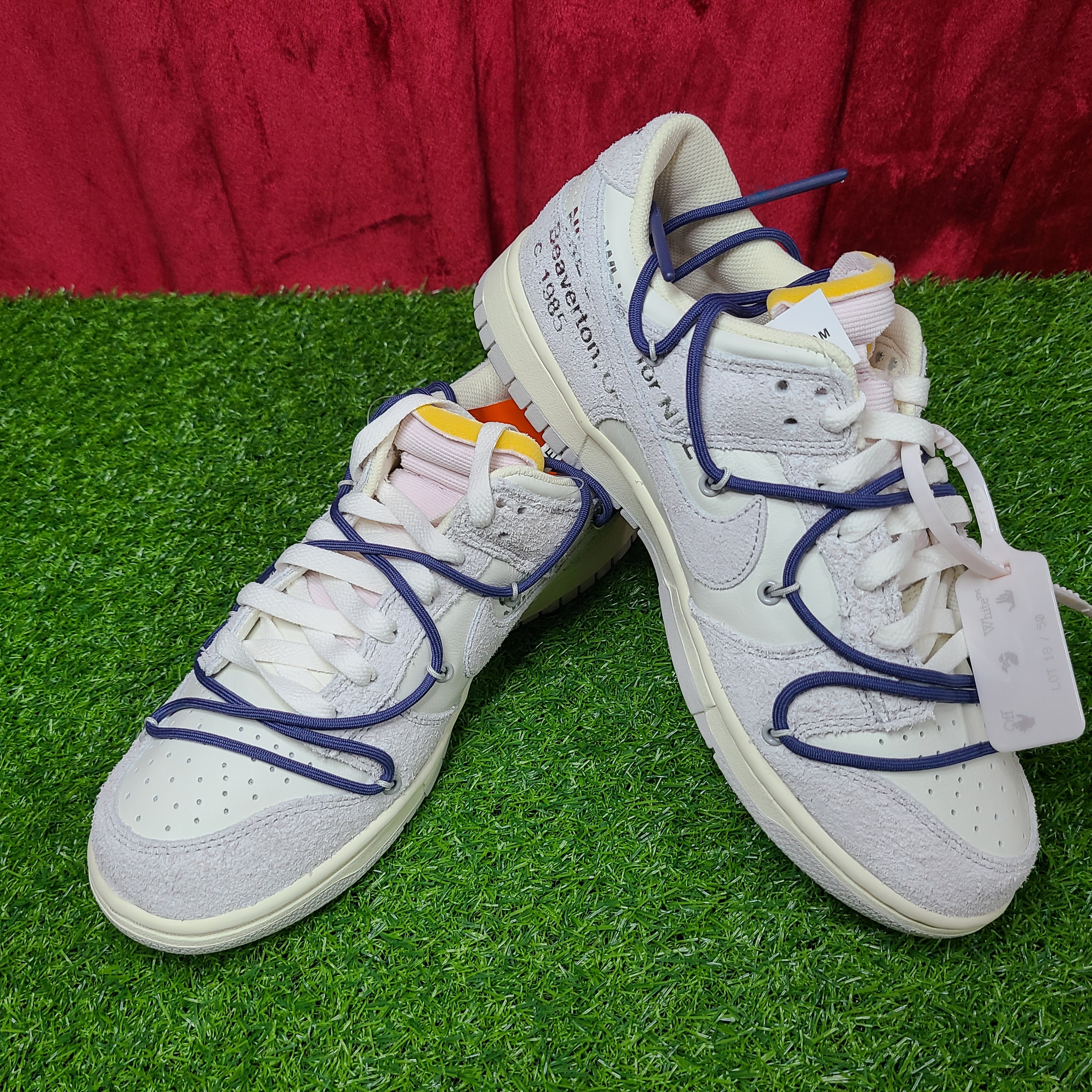 Nike x Off-White Dunk Low The 50 - Lot 18 착용 스타일 - 2