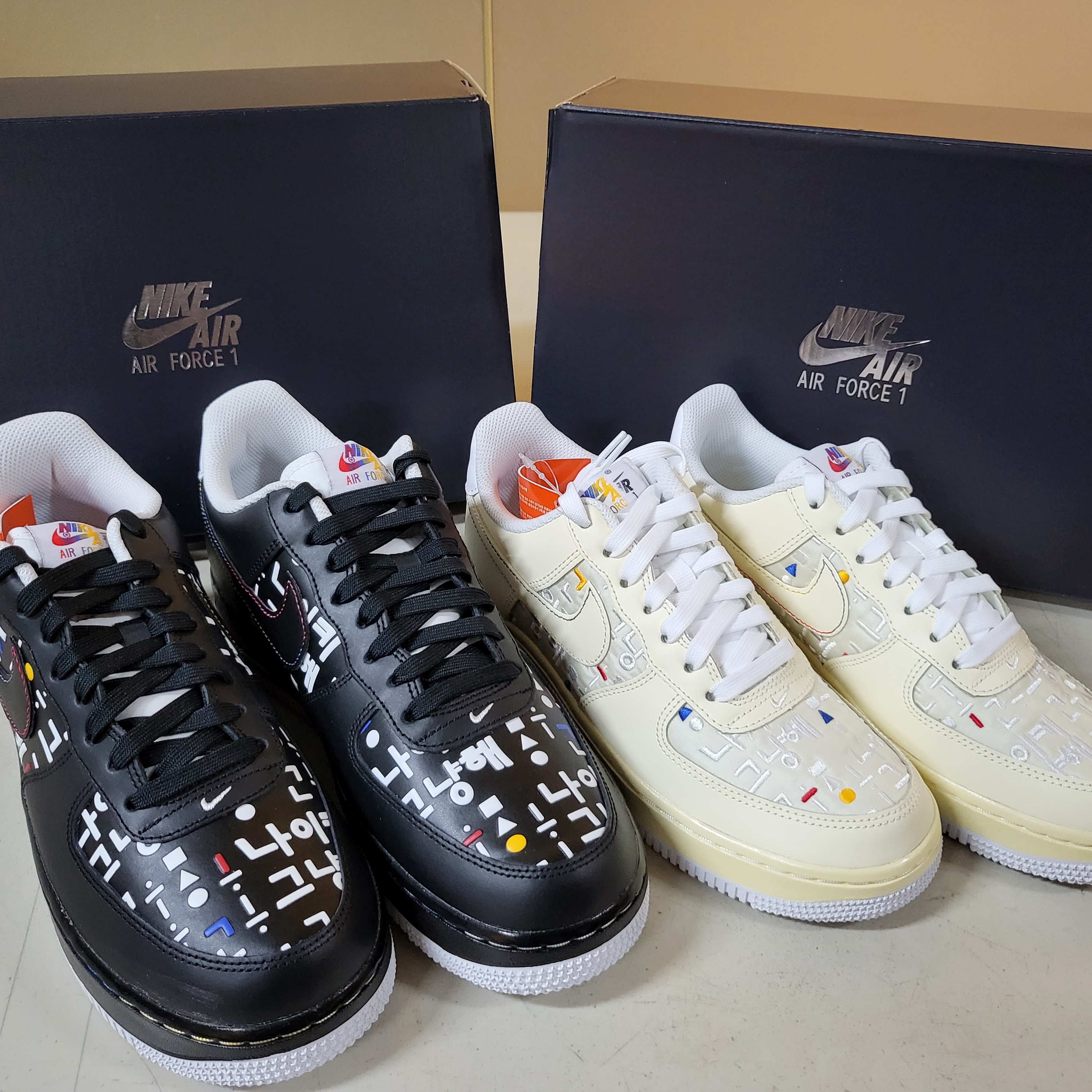 (W) Nike Air Force 1 '07 LV8 Hangul Day, Nike Air Force 1 '07 LV8 Hangul Day 착용 스타일 - 3