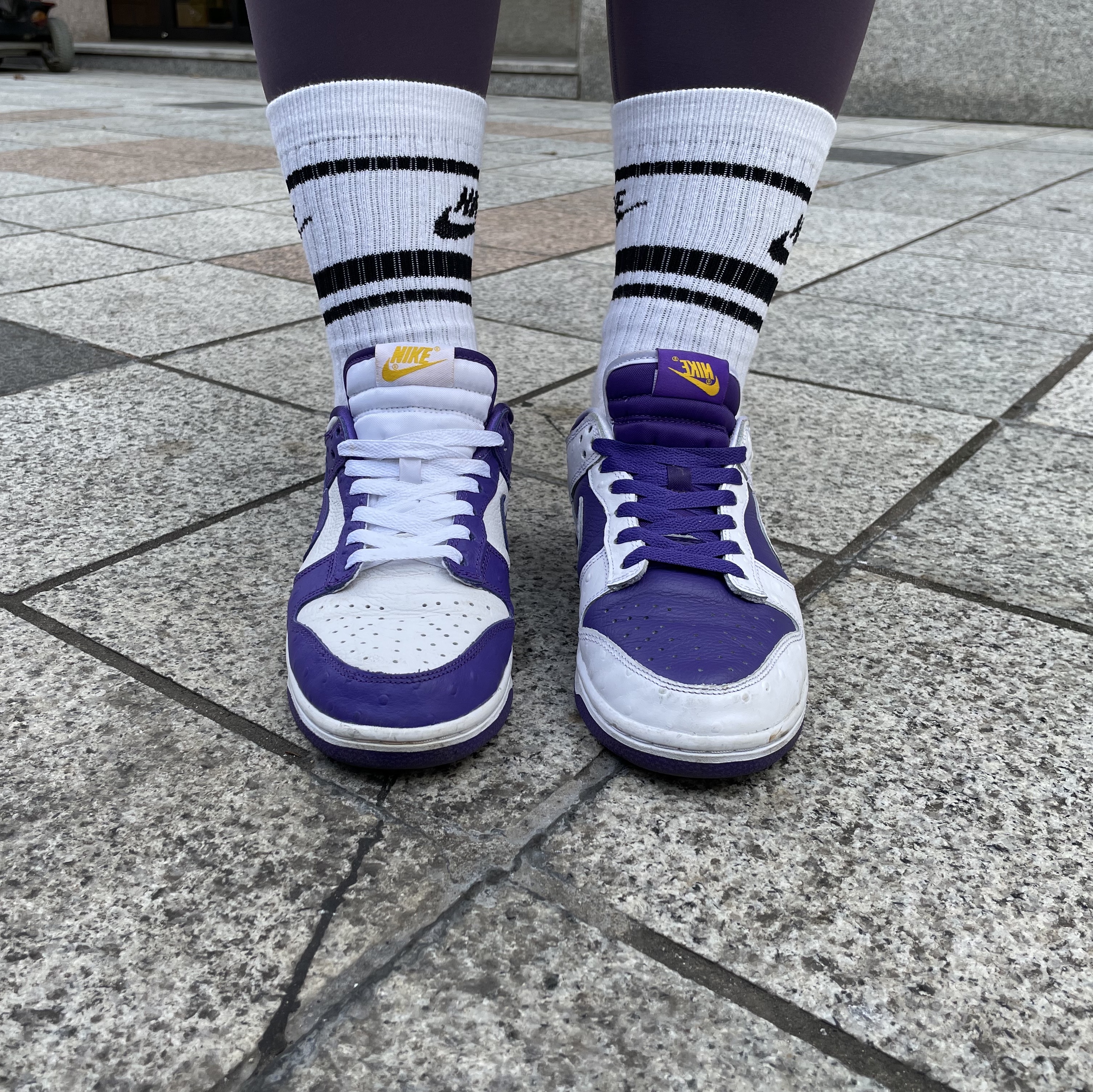(W) Nike Dunk Low SE Flip 착용 스타일 - 3