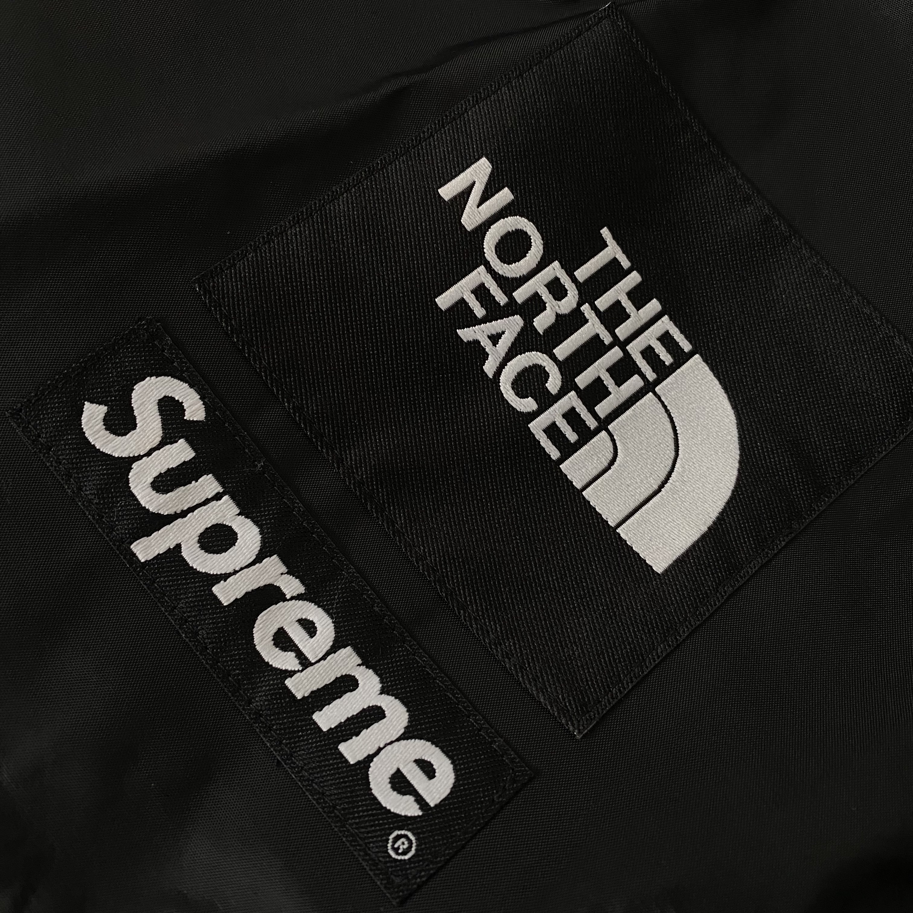Supreme x The North Face Summit Series Outer Tape Seam Coaches Jacket Black - 21SS 착용 스타일