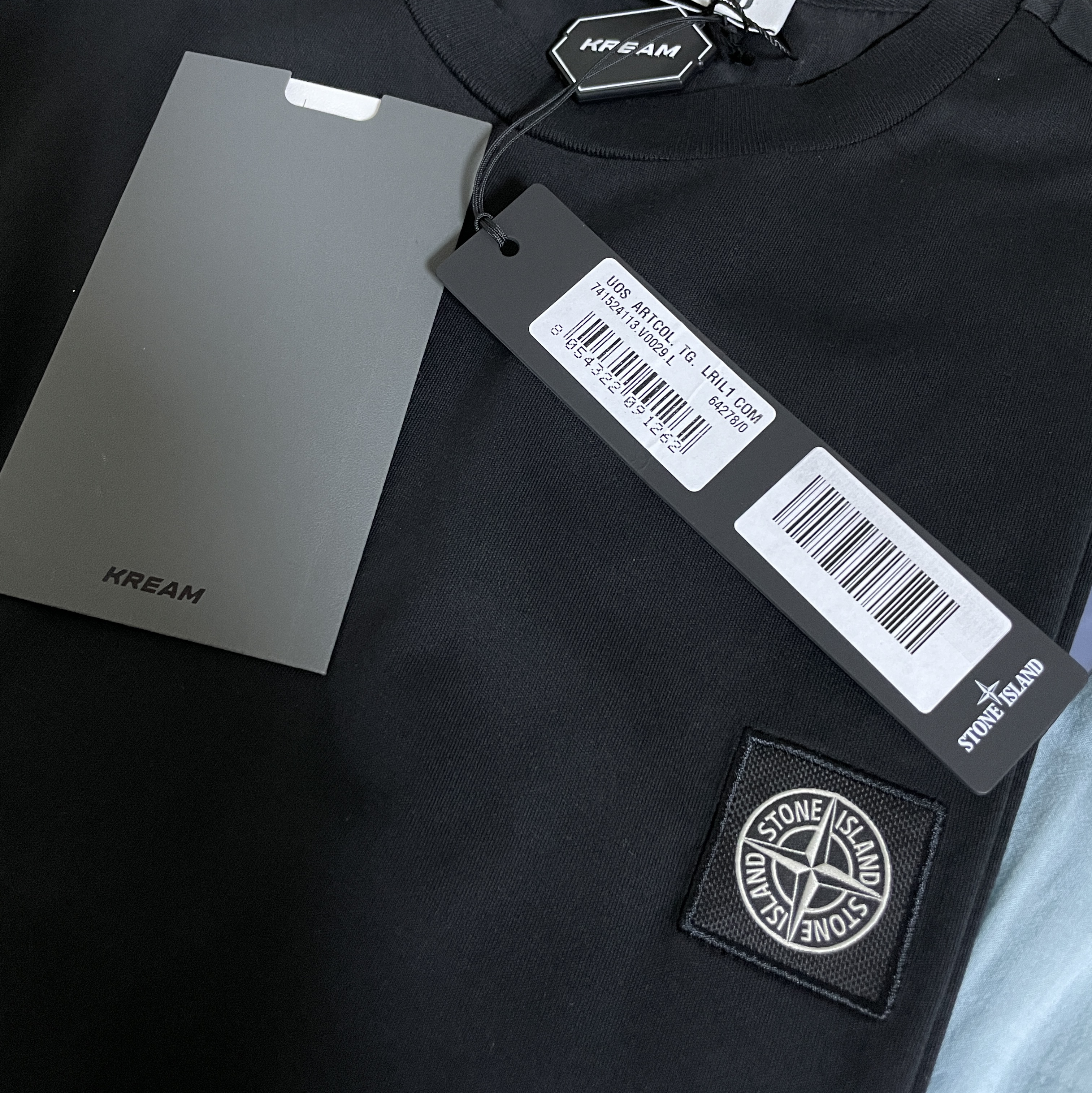 Stone Island 24113 T-Shirt Black - 21SS 착용 스타일