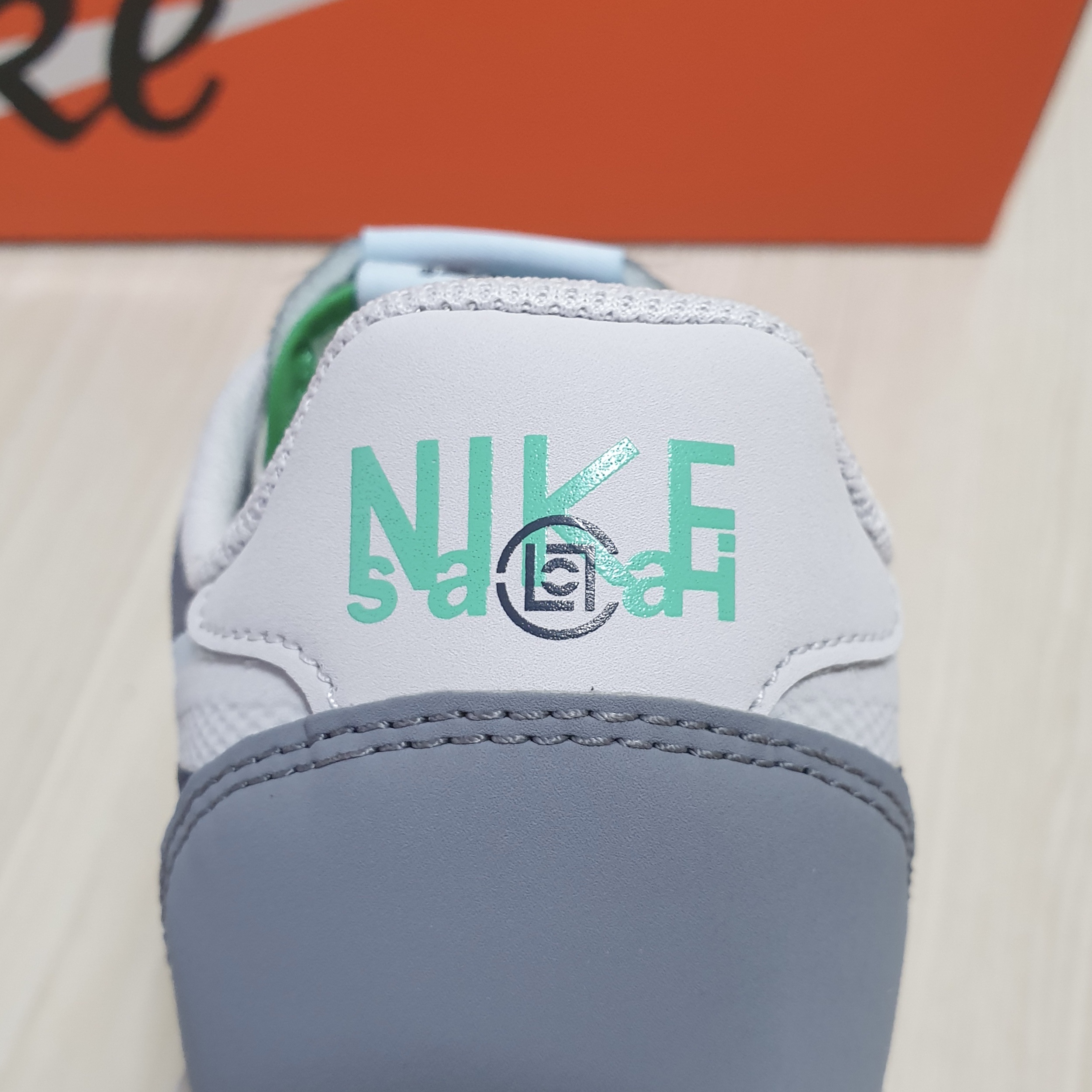 Nike x Sacai x Clot LDWaffle Cool Grey 착용 스타일 - 3