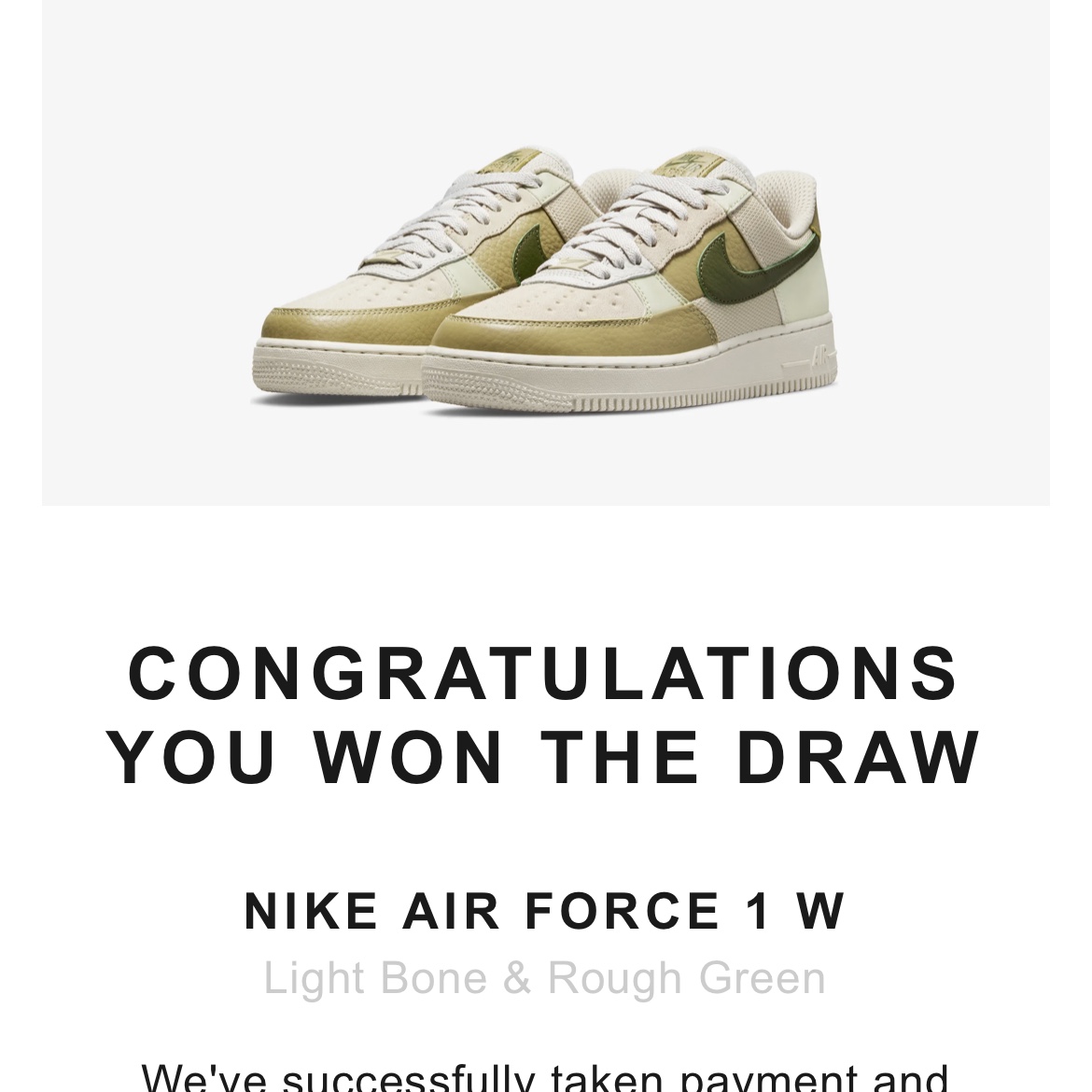 (W) Nike Air Force 1 Low Rough Green 착용 스타일 - 1