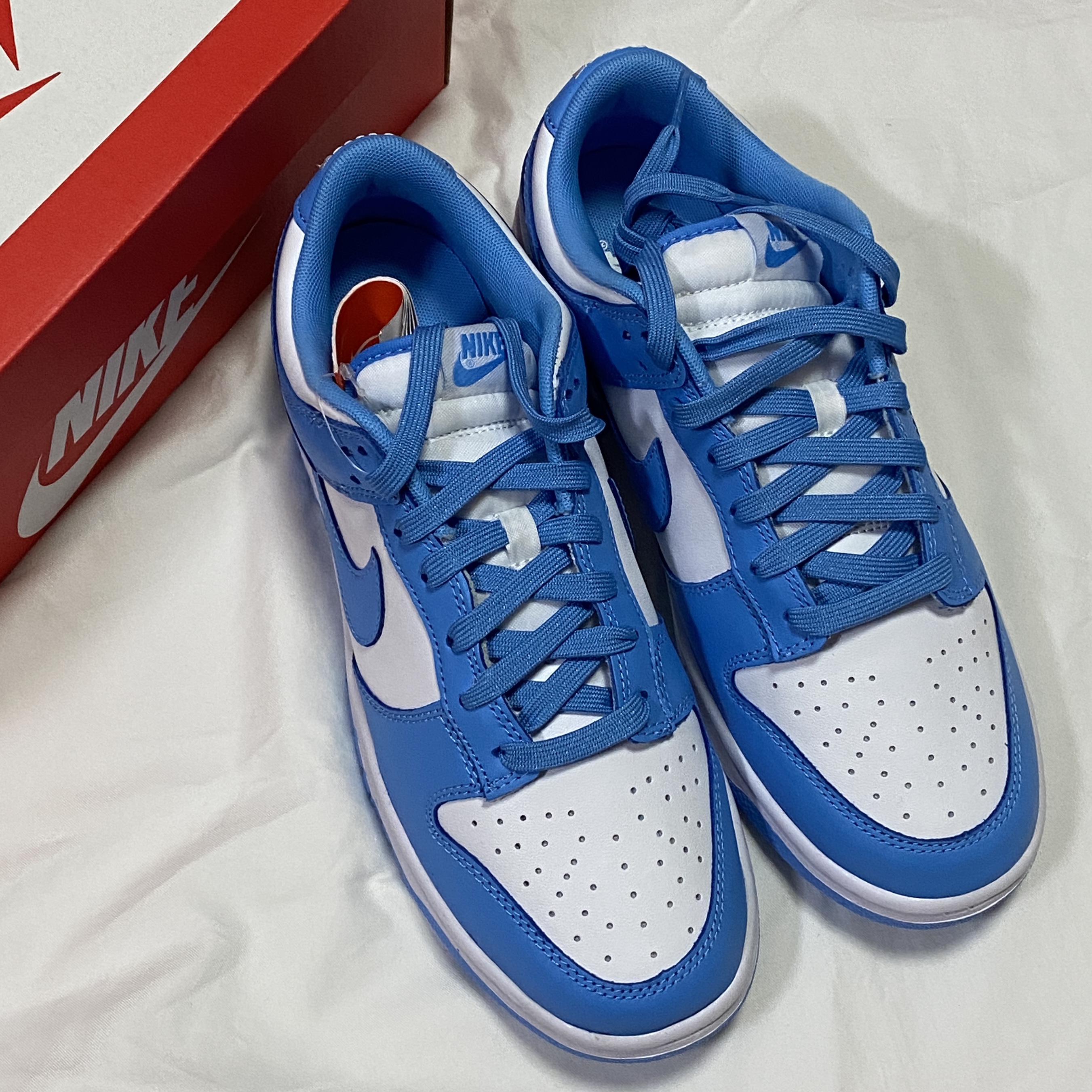 Nike Dunk Low Retro University Blue 착용 스타일