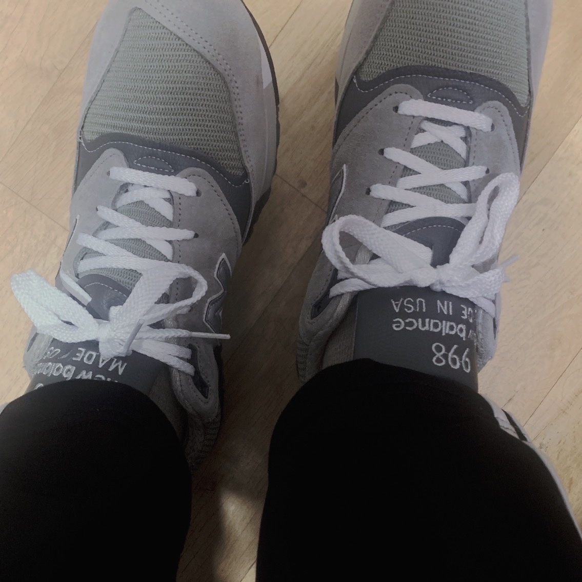 New Balance 998 Made in USA Bringback 착용 스타일 - 4