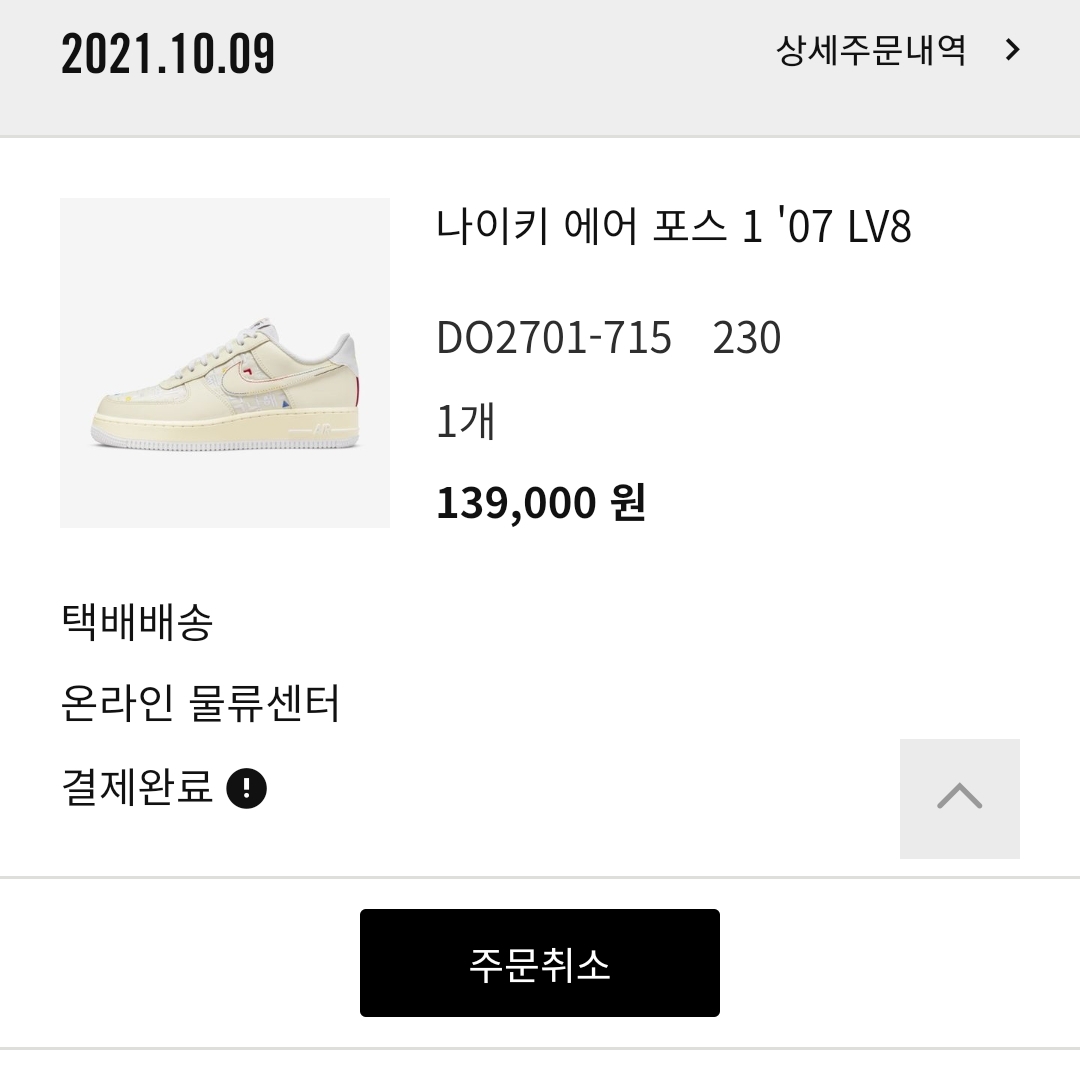 (W) Nike Air Force 1 '07 LV8 Hangul Day 착용 스타일
