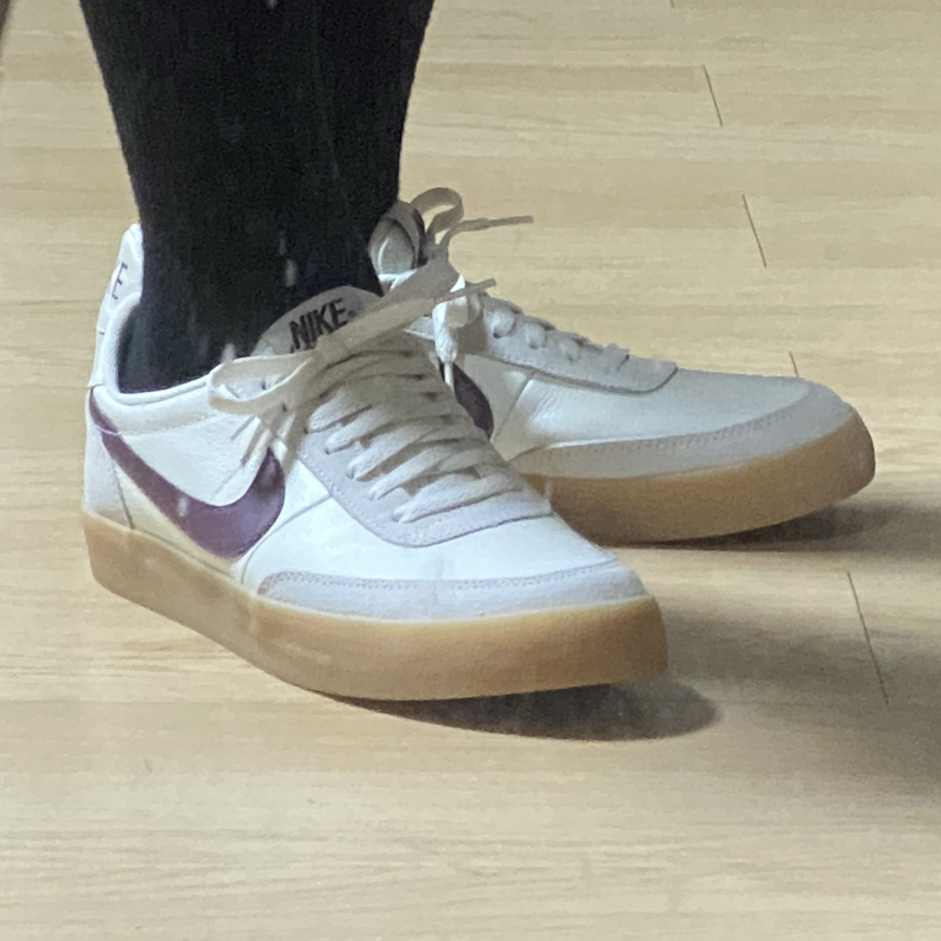 Nike x J.Crew Killshot 2 Night Maroon 착용 스타일