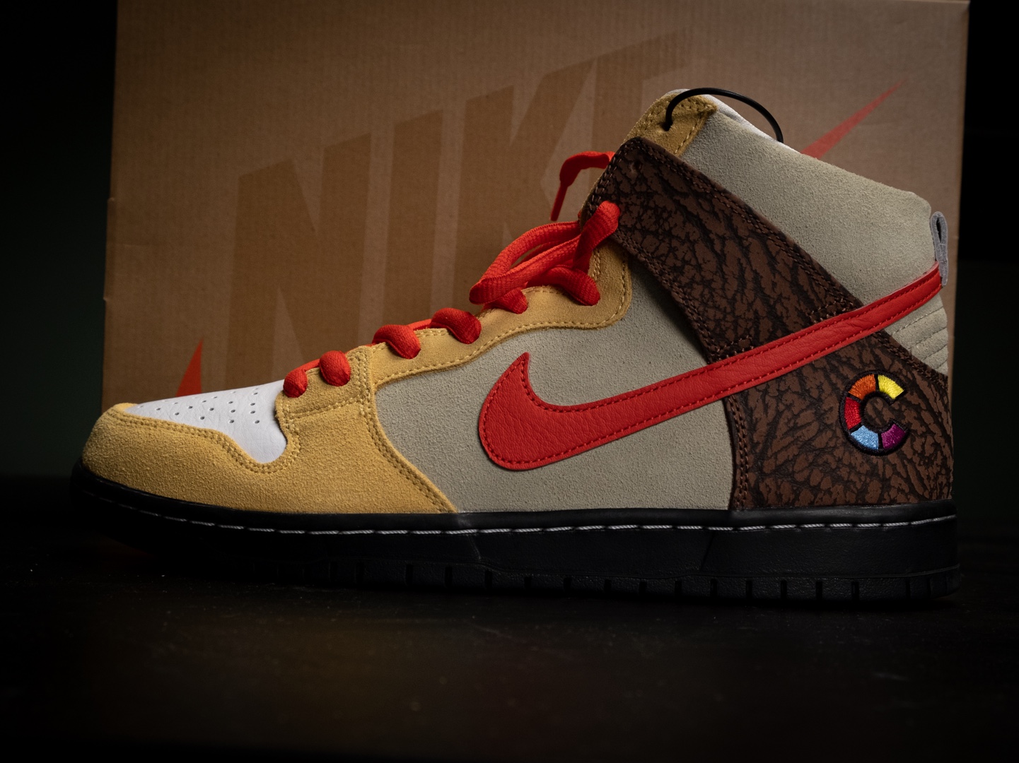 Nike x Color Skates SB Dunk High Pro Kebab and Destroy 착용 스타일 - 1