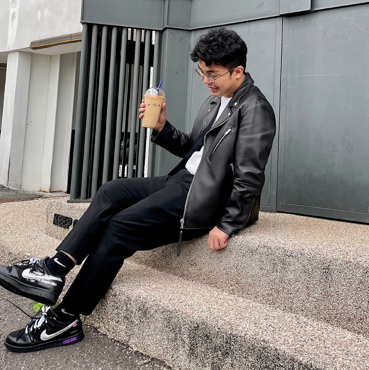 Nike x Off-White Dunk Low The 50 - Lot 50 착용 스타일