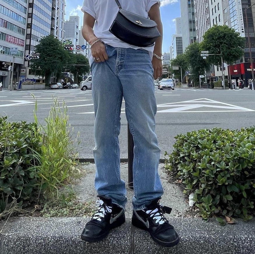 Nike x Off-White Dunk Low The 50 - Lot 50 착용 스타일