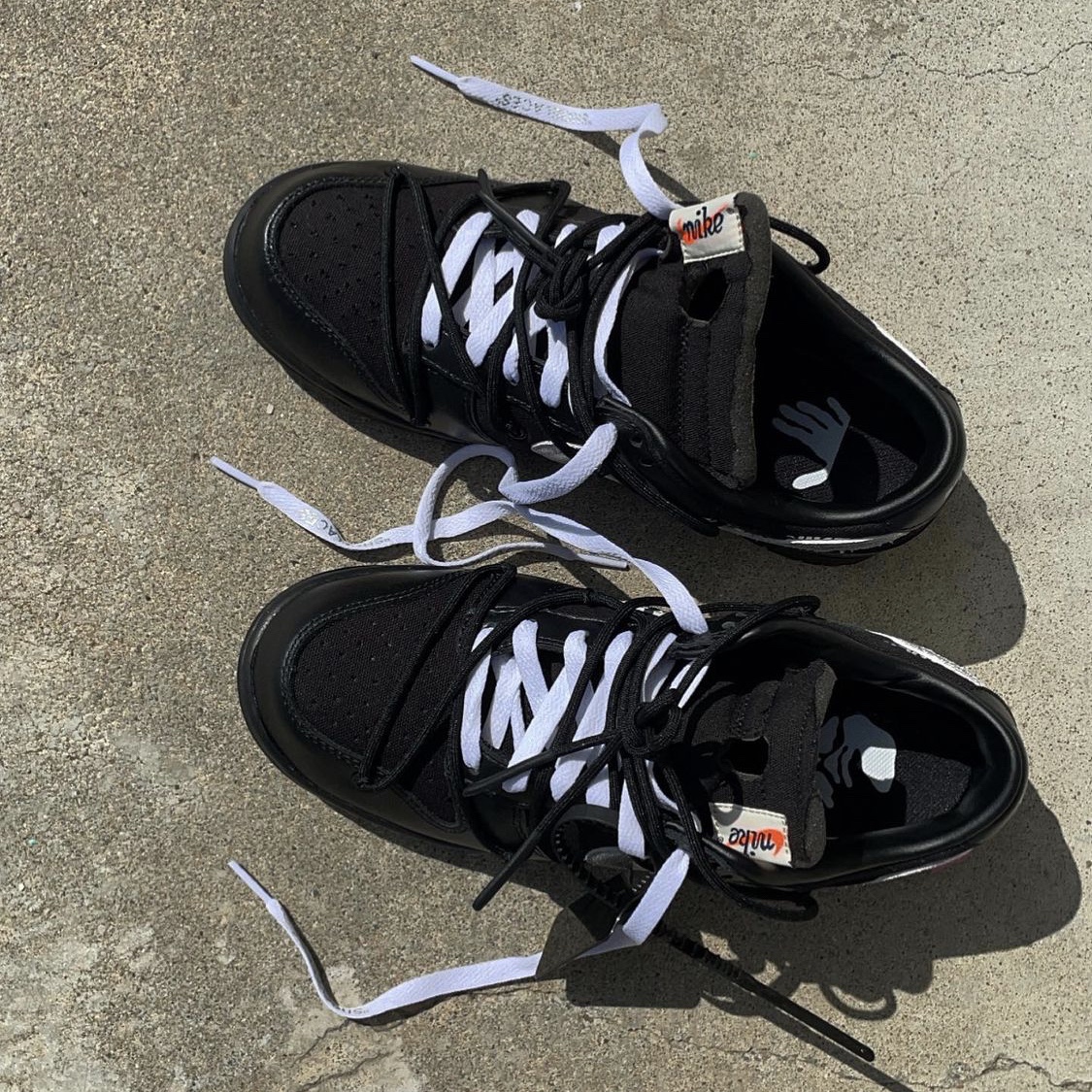 Nike x Off-White Dunk Low The 50 - Lot 50 착용 스타일