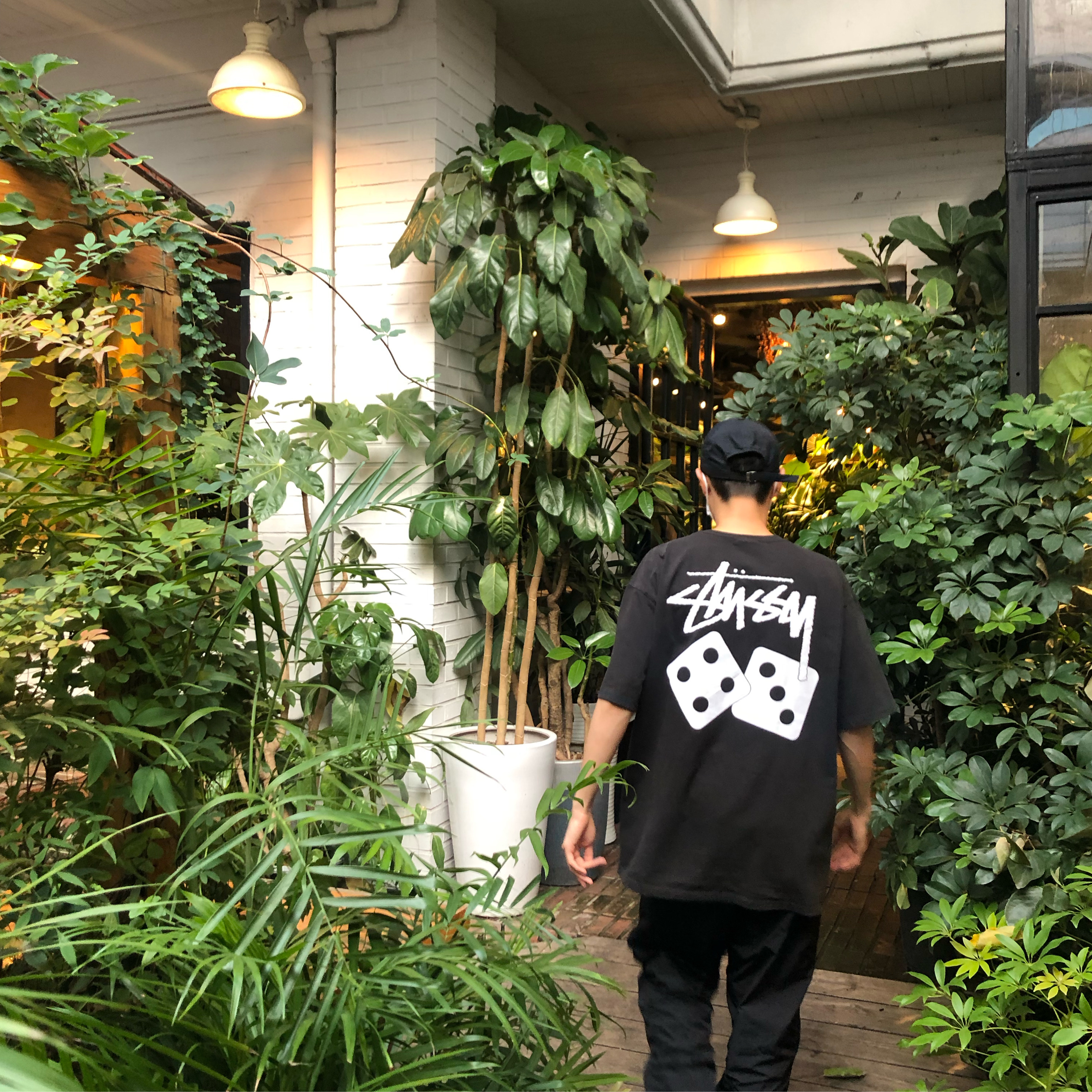 Stussy Dice Pigment Dyed T-Shirt Black 2021, Nike M NRG Solo Swoosh Track Pants Black - Asia 착용 스타일