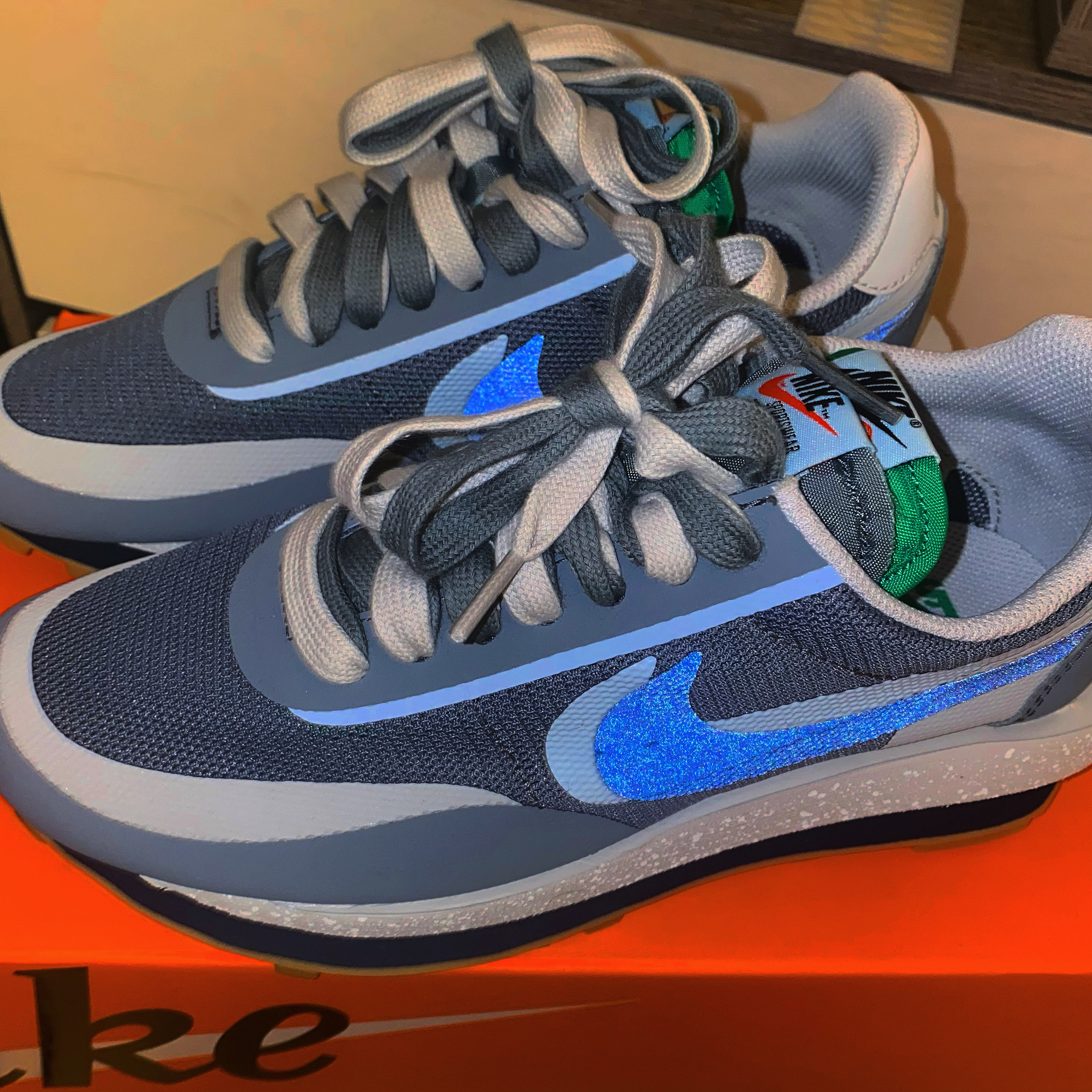 Nike x Sacai x Clot LDWaffle Cool Grey 착용 스타일