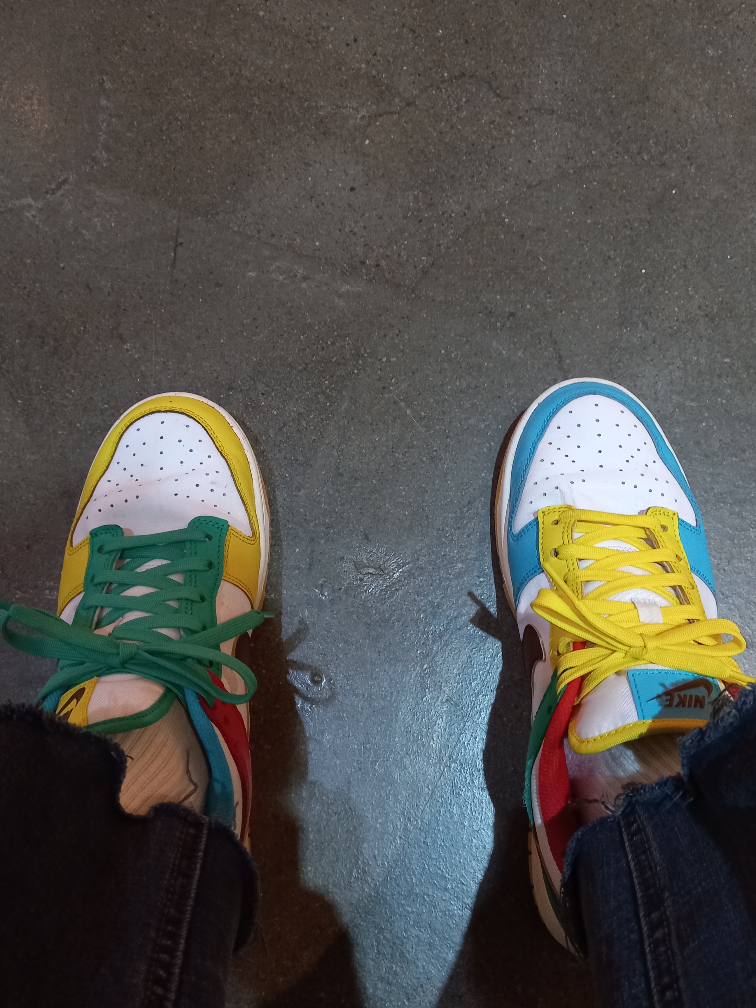 Nike Dunk Low SE Free.99 White 착용 스타일
