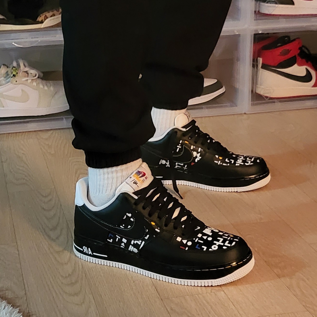 Nike Air Force 1 '07 LV8 Hangul Day 착용 스타일 - 2