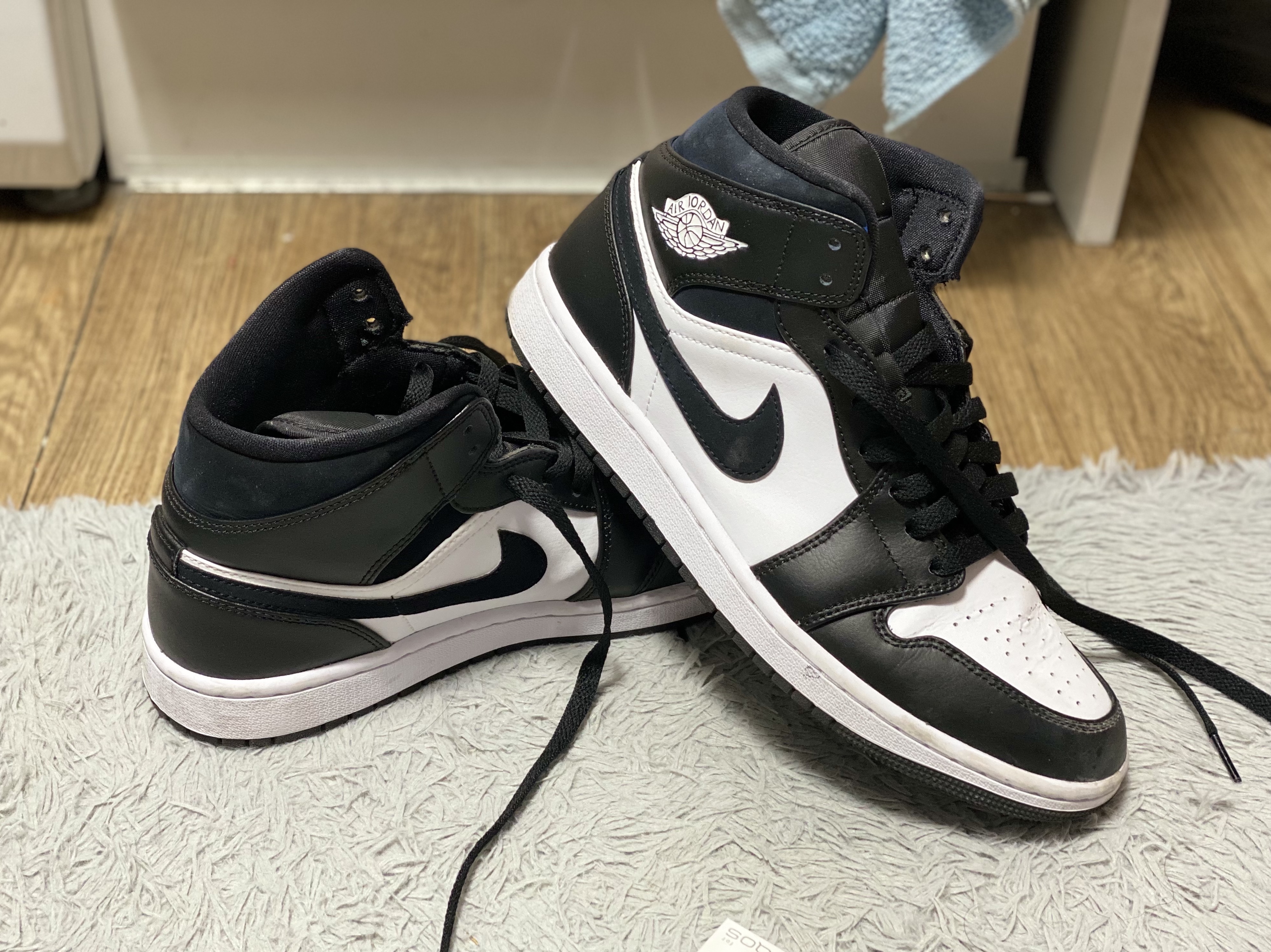 Jordan 1 Mid Racer Blue 착용 스타일 - 1